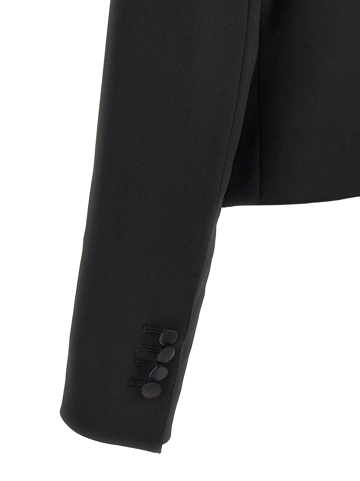 Dolce & Gabbana Black Virgin Wool Women's Blazer