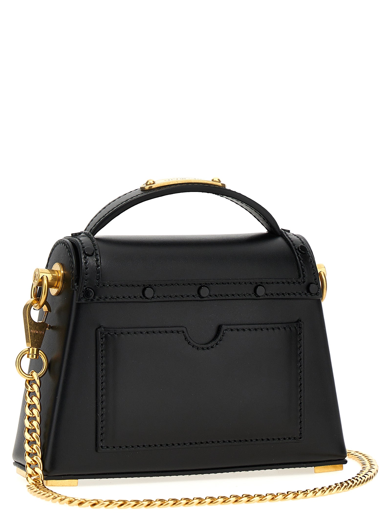 Balmain Black Calfskin Women's Handbag
