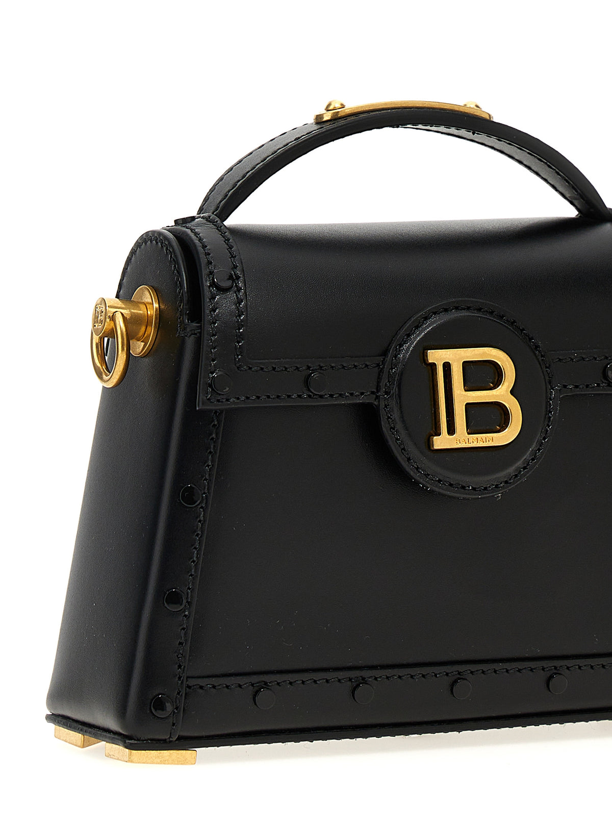 Balmain Black Calfskin Women's Handbag