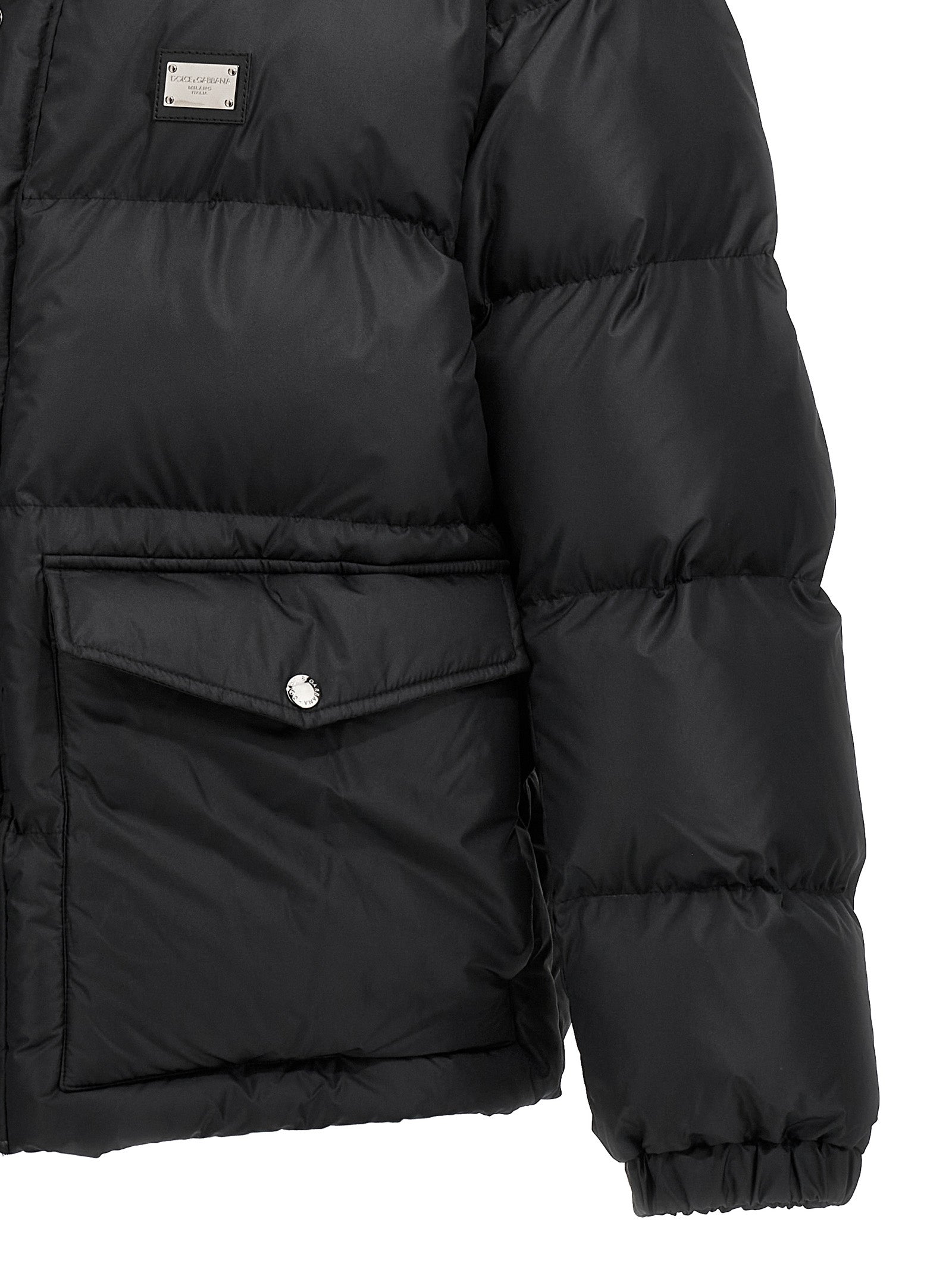 Dolce & Gabbana Black Polyester Men's Jacket