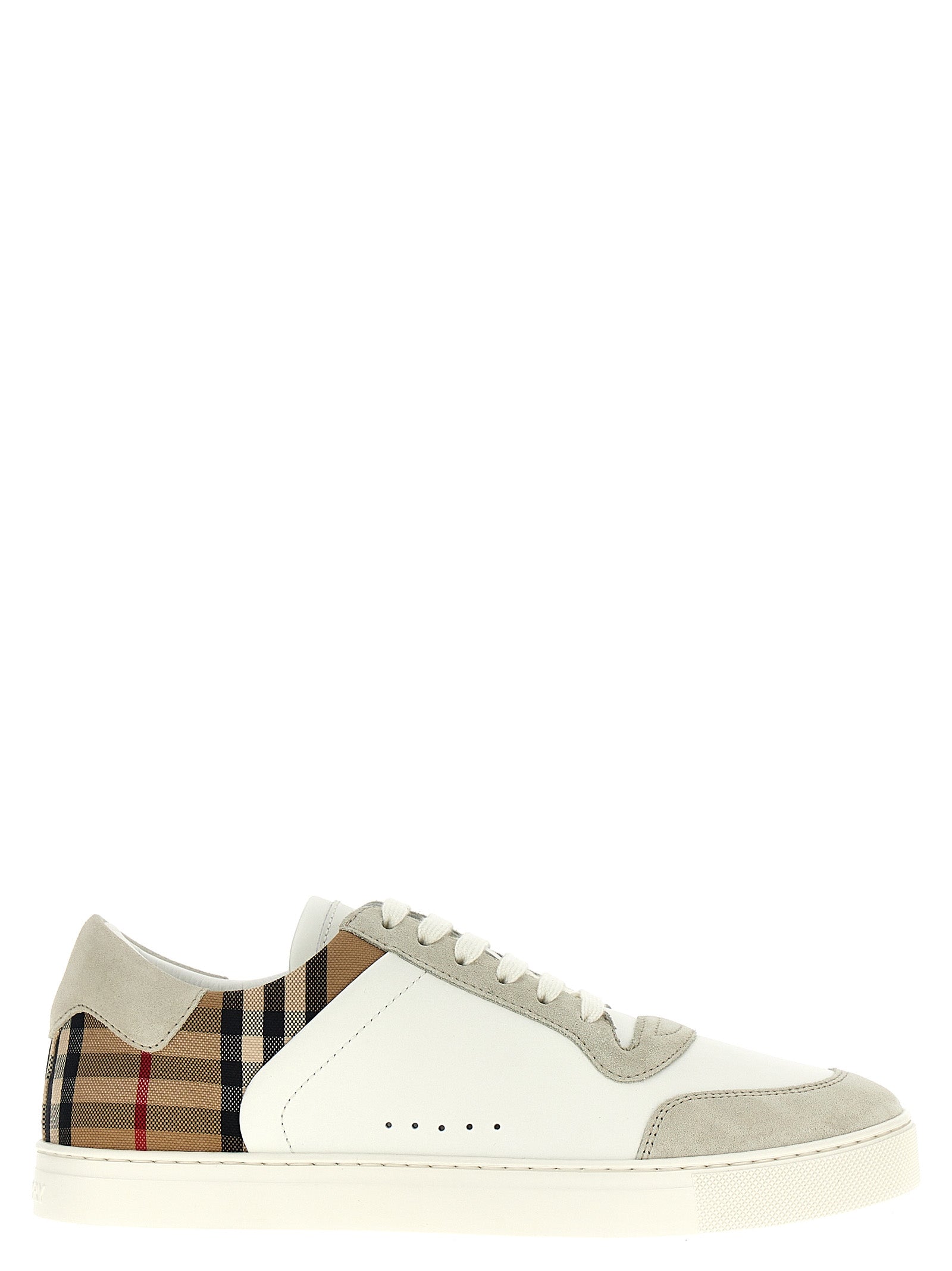 Burberry Multicolor Leather Low Top Men's Sneakers