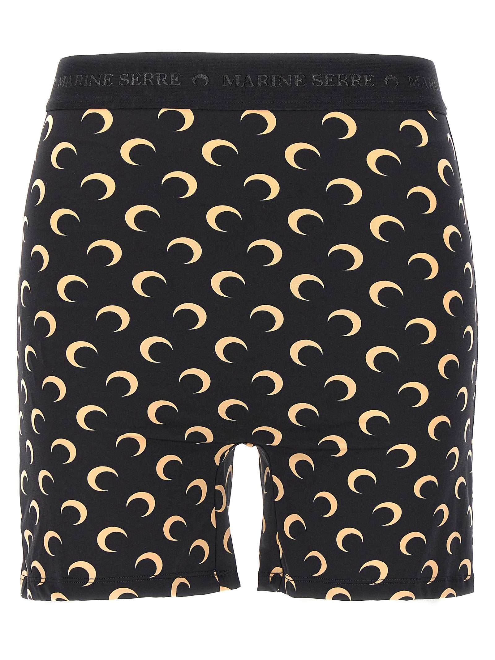 Marine Serre Black Polyamide Women's Leggings