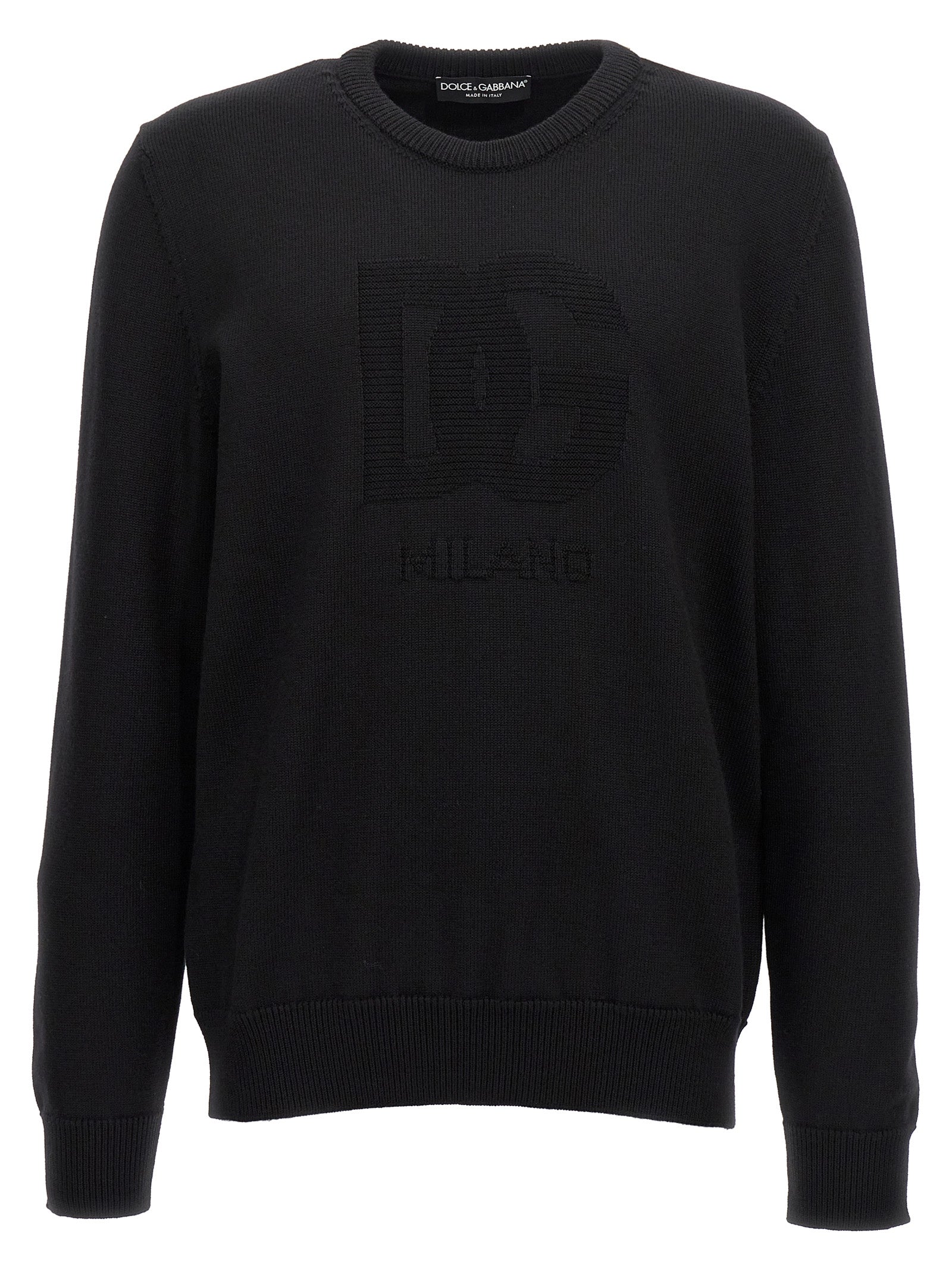 Dolce & Gabbana Black Virgin Wool Men's Cardigan