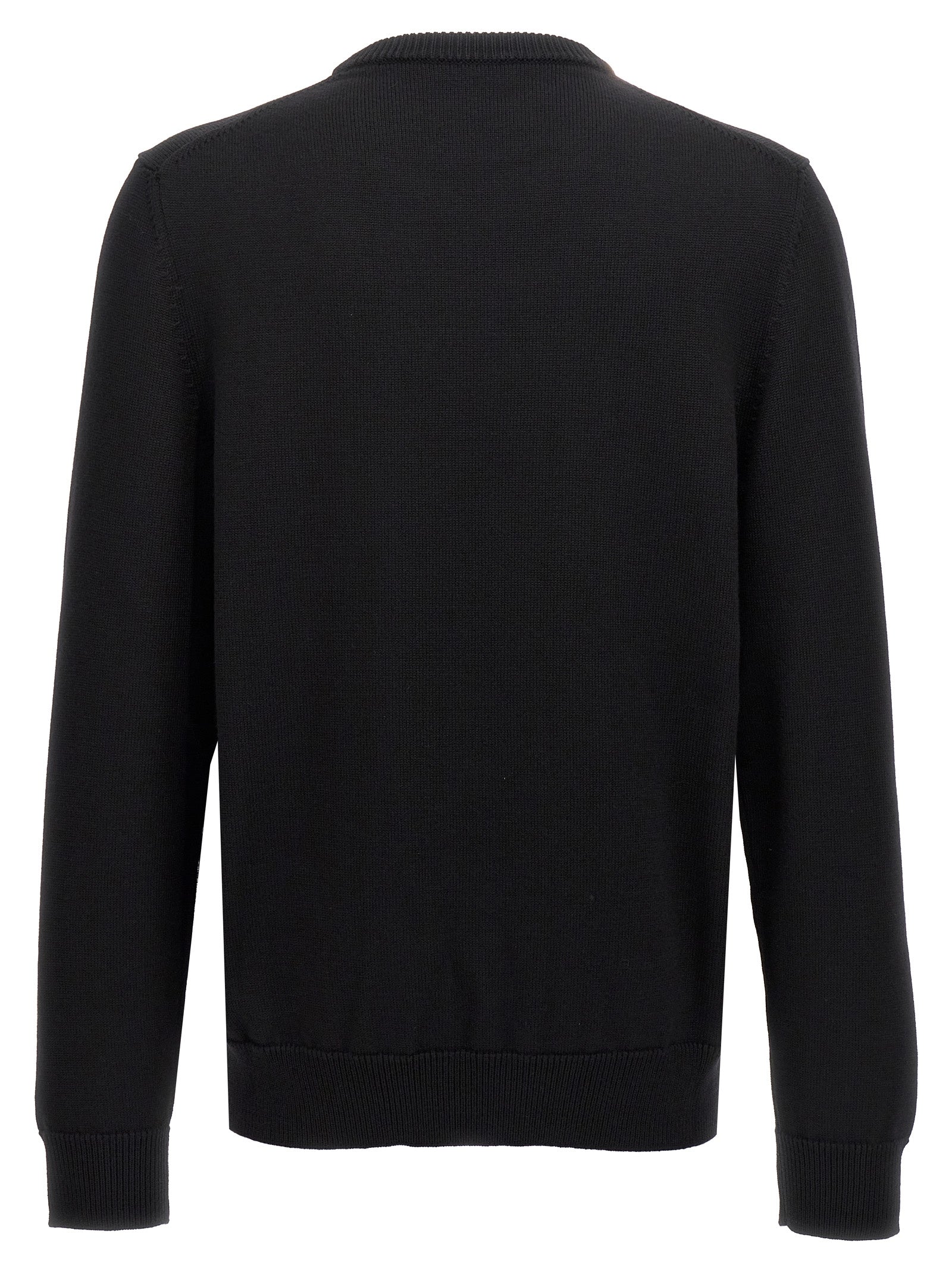 Dolce & Gabbana Black Virgin Wool Men's Cardigan