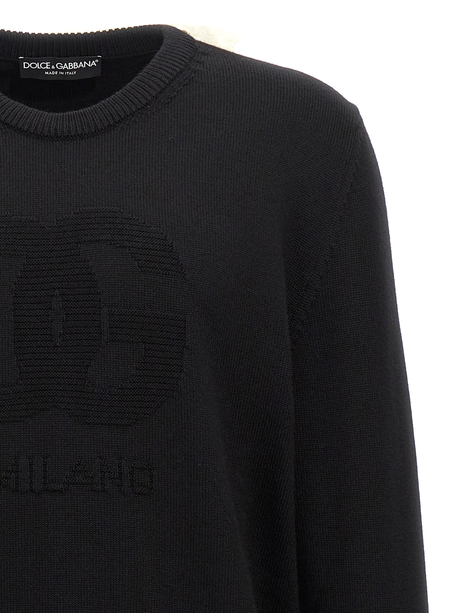 Dolce & Gabbana Black Virgin Wool Men's Cardigan