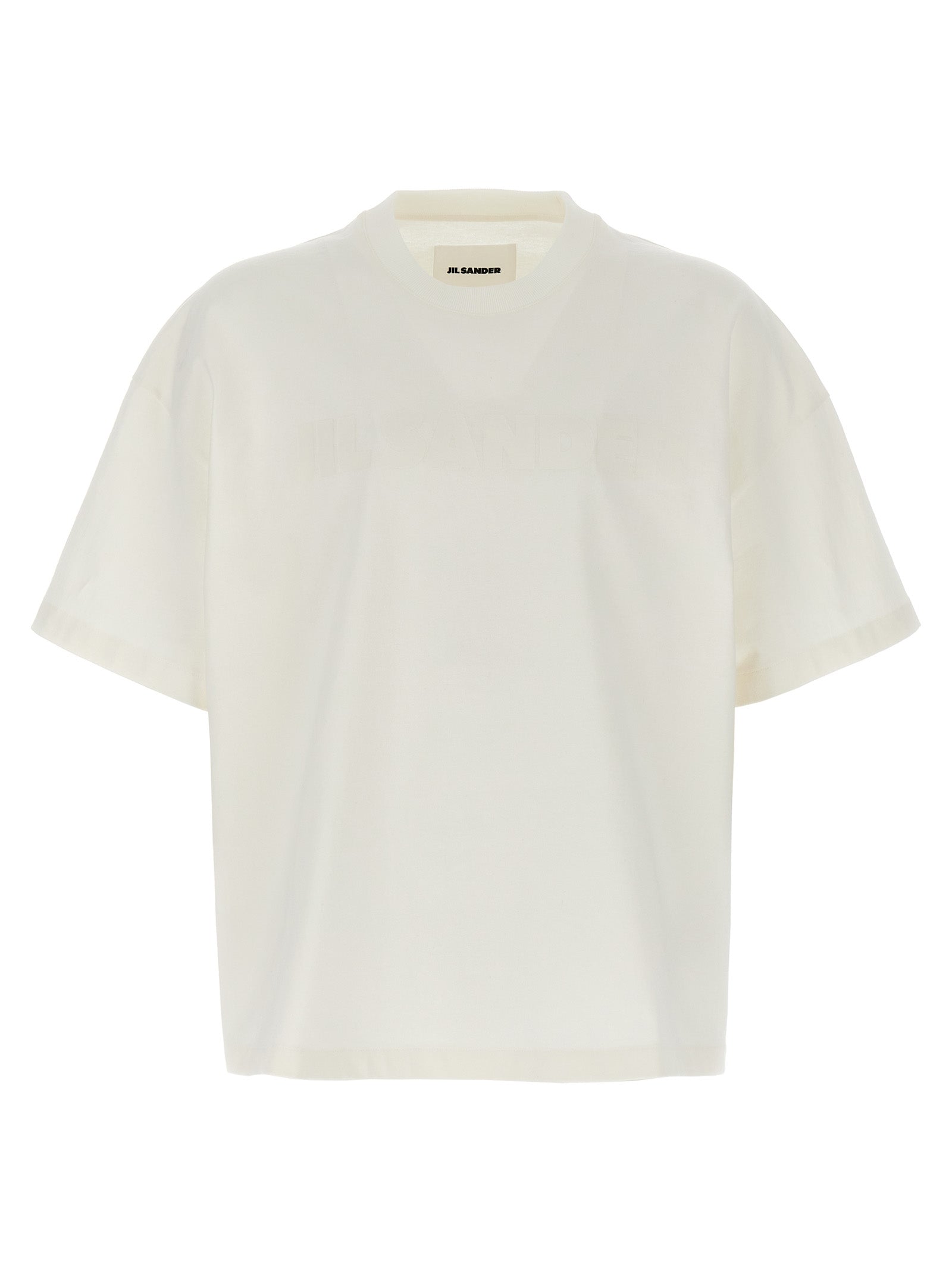 Jil Sander White Cotton Men's T-Shirt