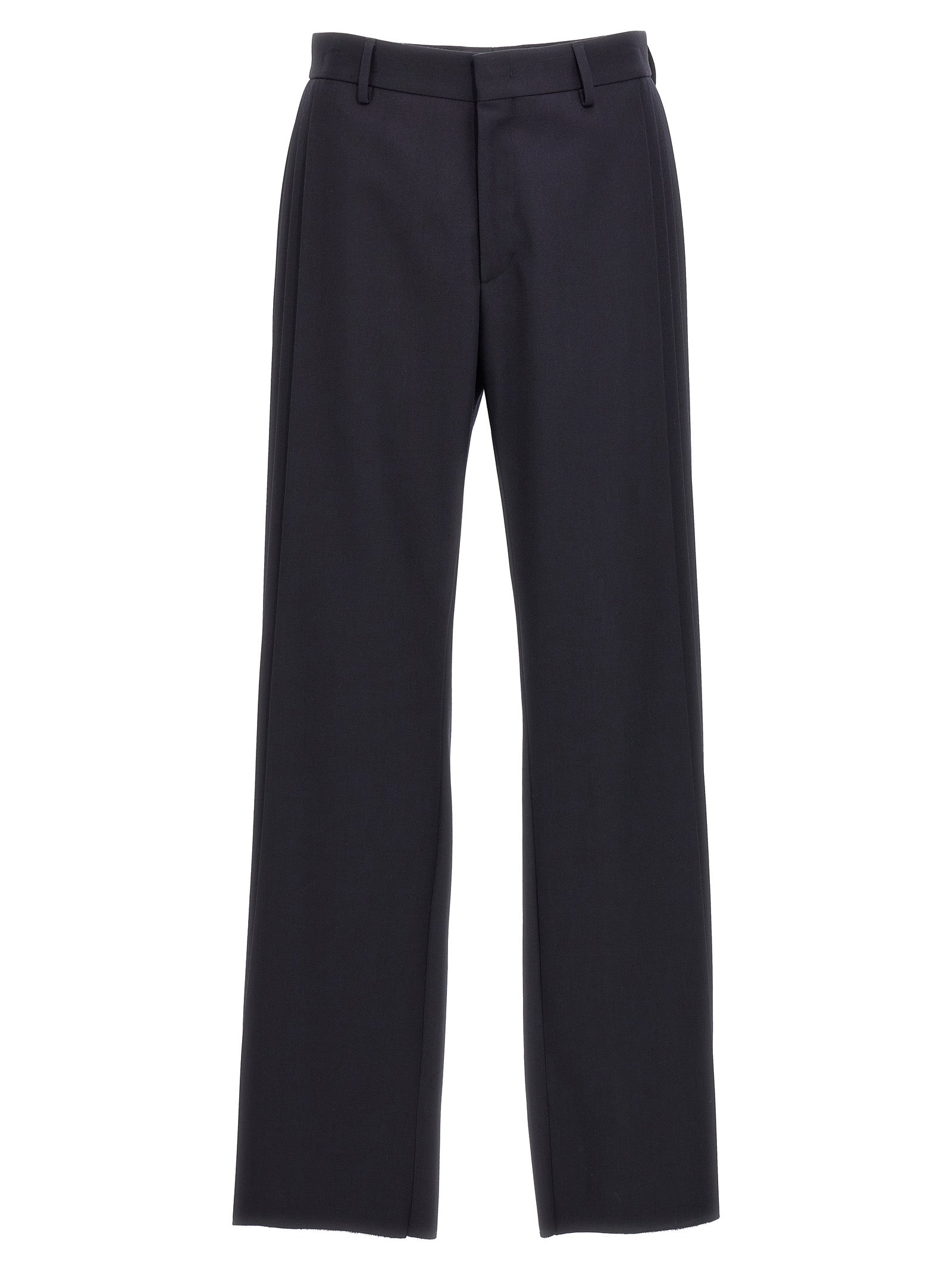 Fendi Blue Polyester Casual Men's Pants