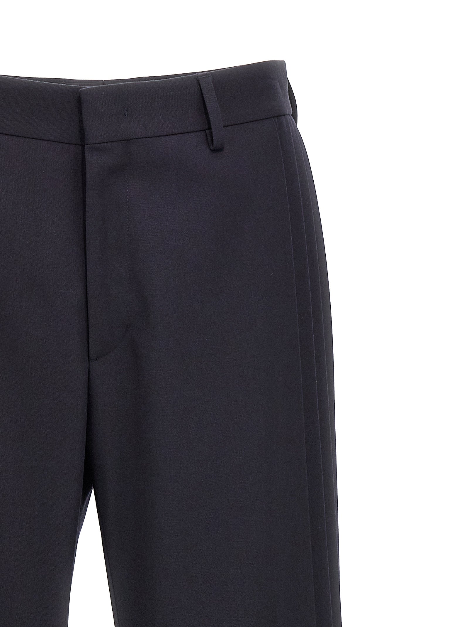 Fendi Blue Polyester Casual Men's Pants