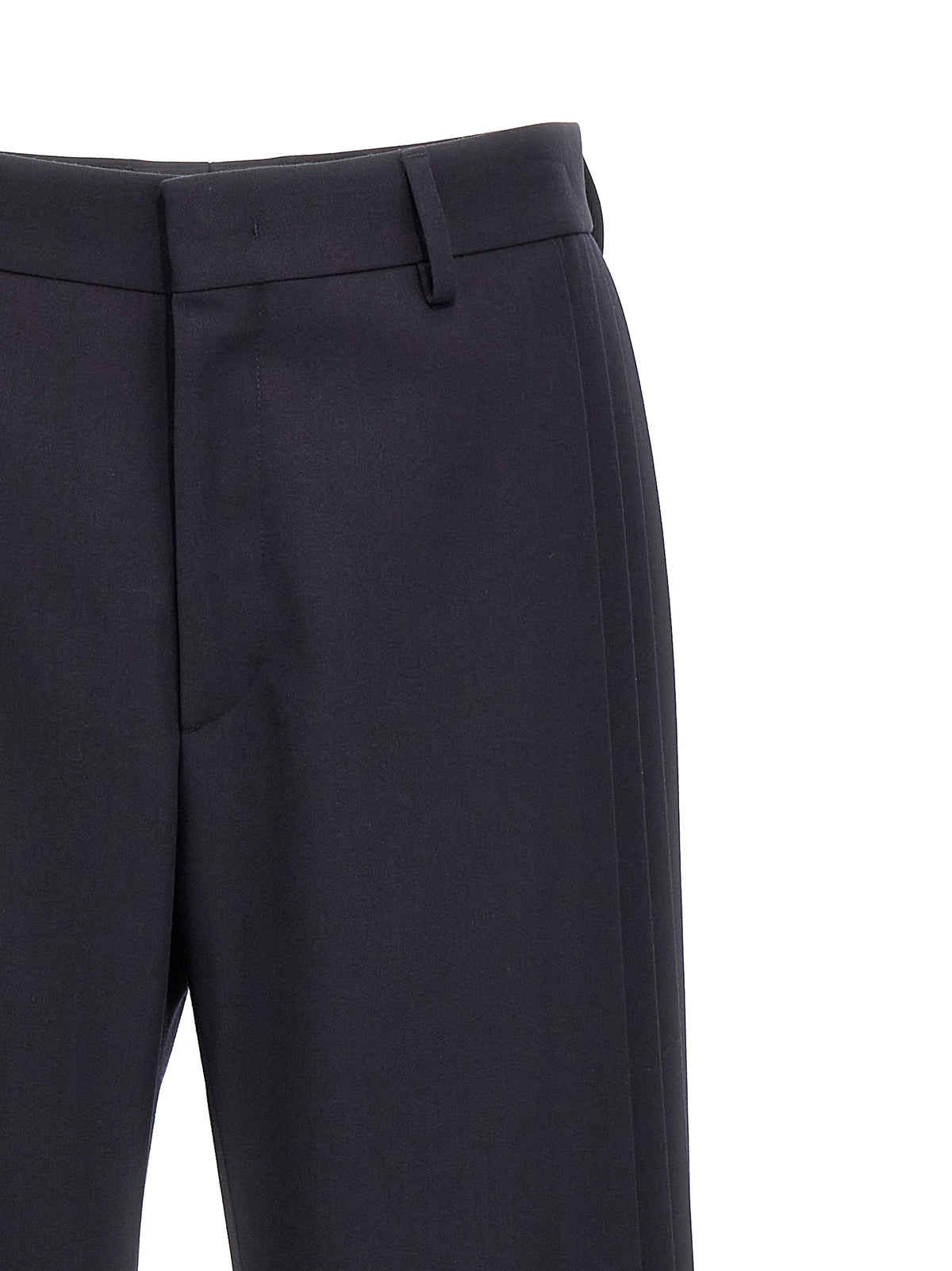 Fendi Blue Polyester Casual Men's Pants
