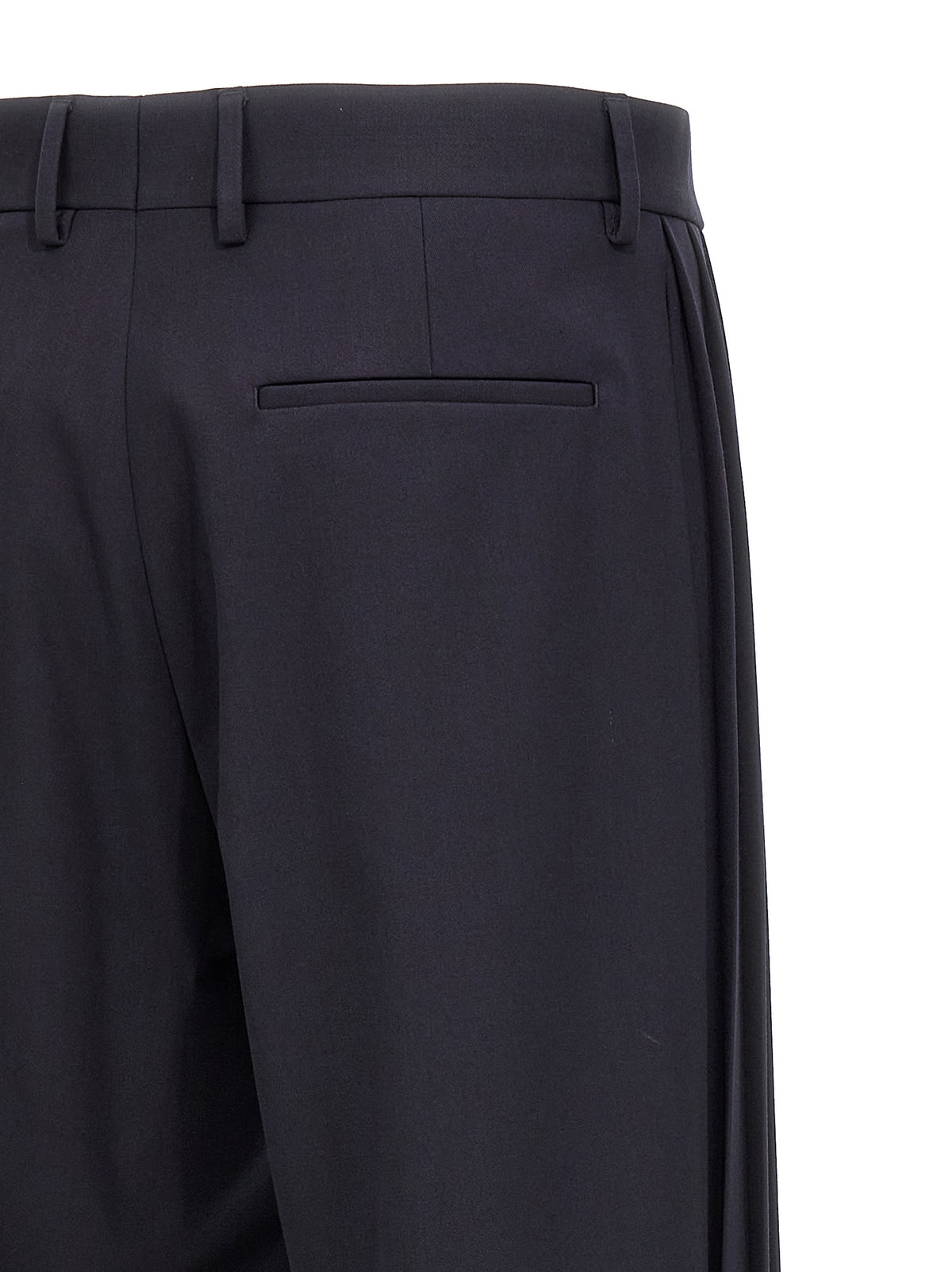 Fendi Blue Polyester Casual Men's Pants