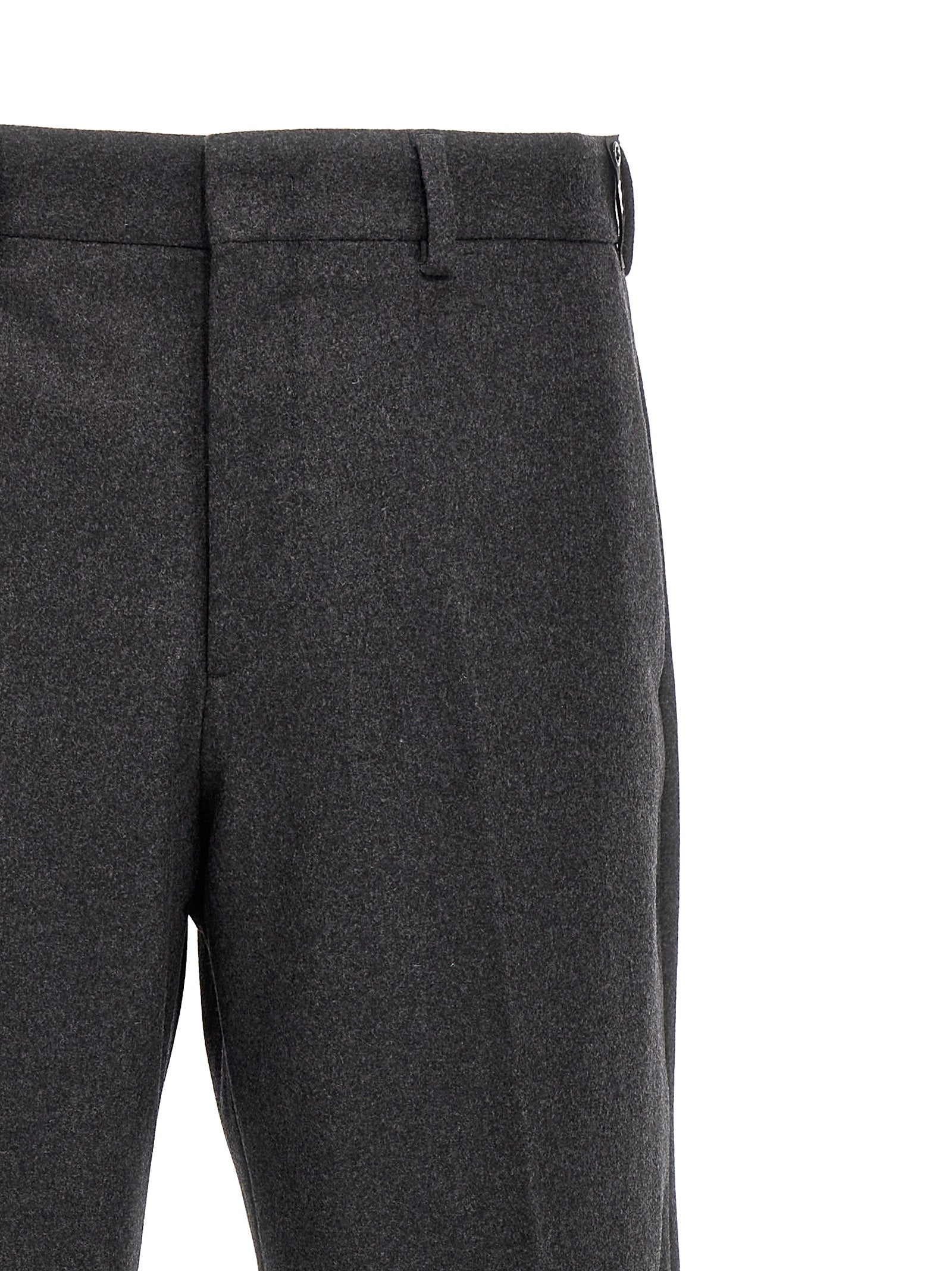 Fendi Gray Cashmere Casual Men's Pants