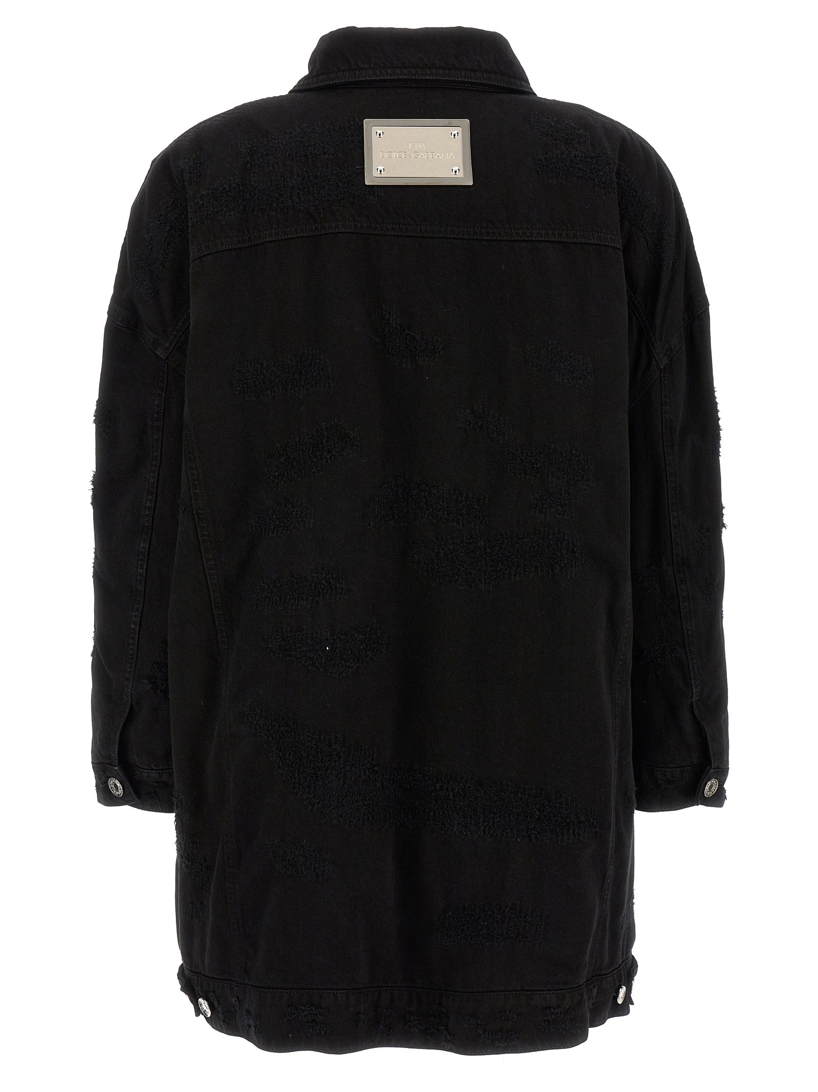 Dolce & Gabbana Black Cotton Denim Women's Jacket