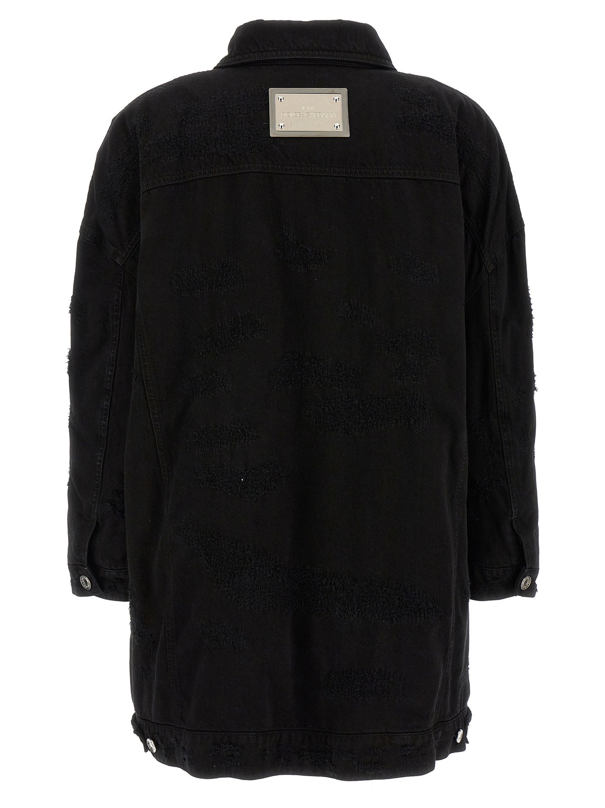Dolce & Gabbana Black Cotton Denim Women's Jacket