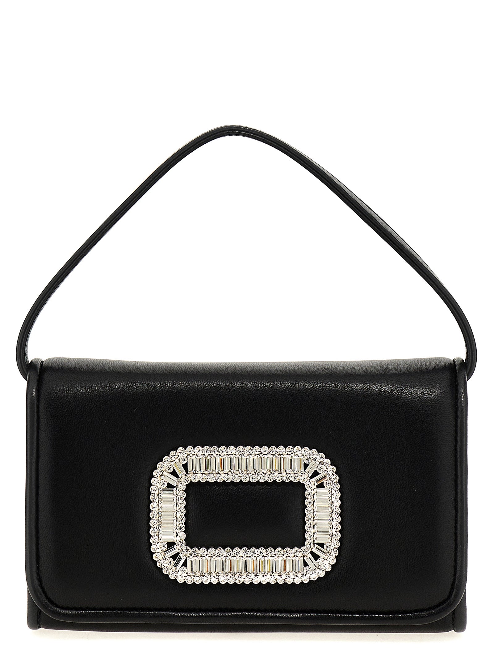 Roger Vivier Black Lamb Leather Women's Handbag
