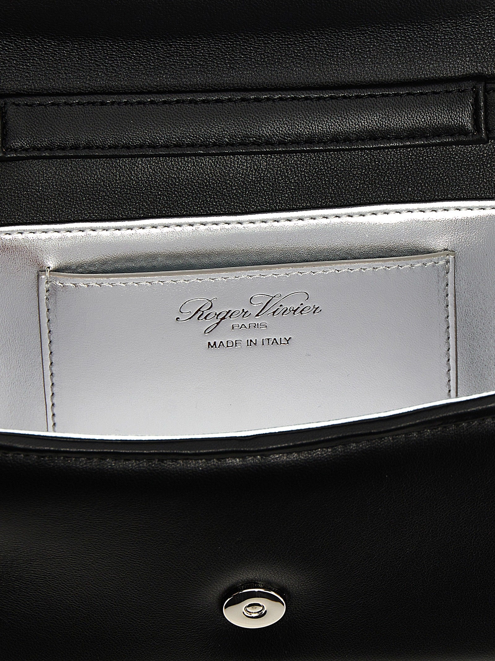Roger Vivier Black Lamb Leather Women's Handbag