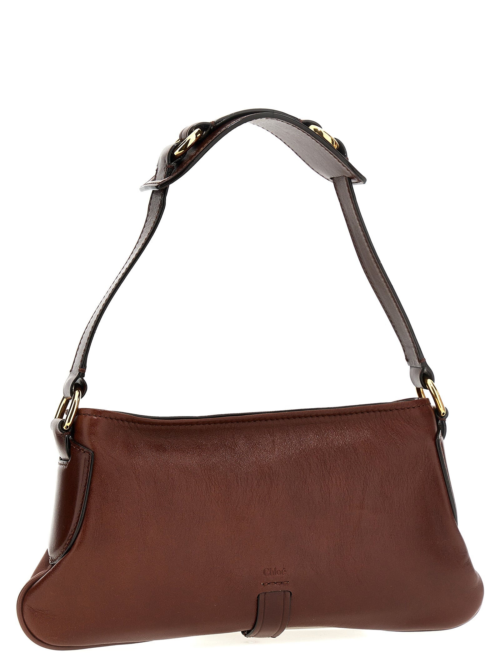Chloé Brown Cotton Shoulder Women's Bag