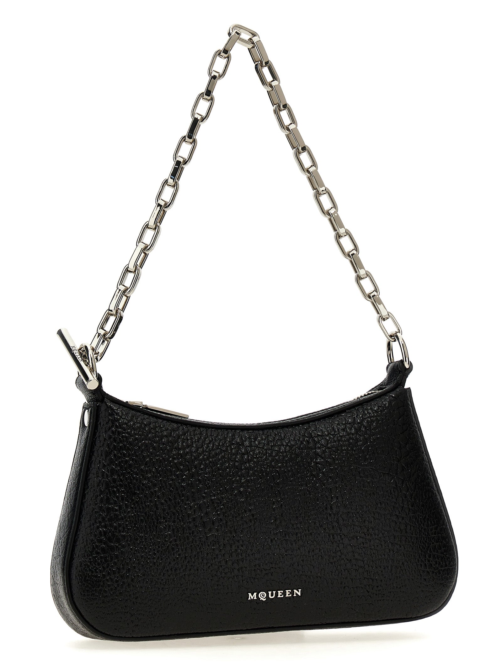 Alexander McQueen Black Lamb Leather Women's Handbag