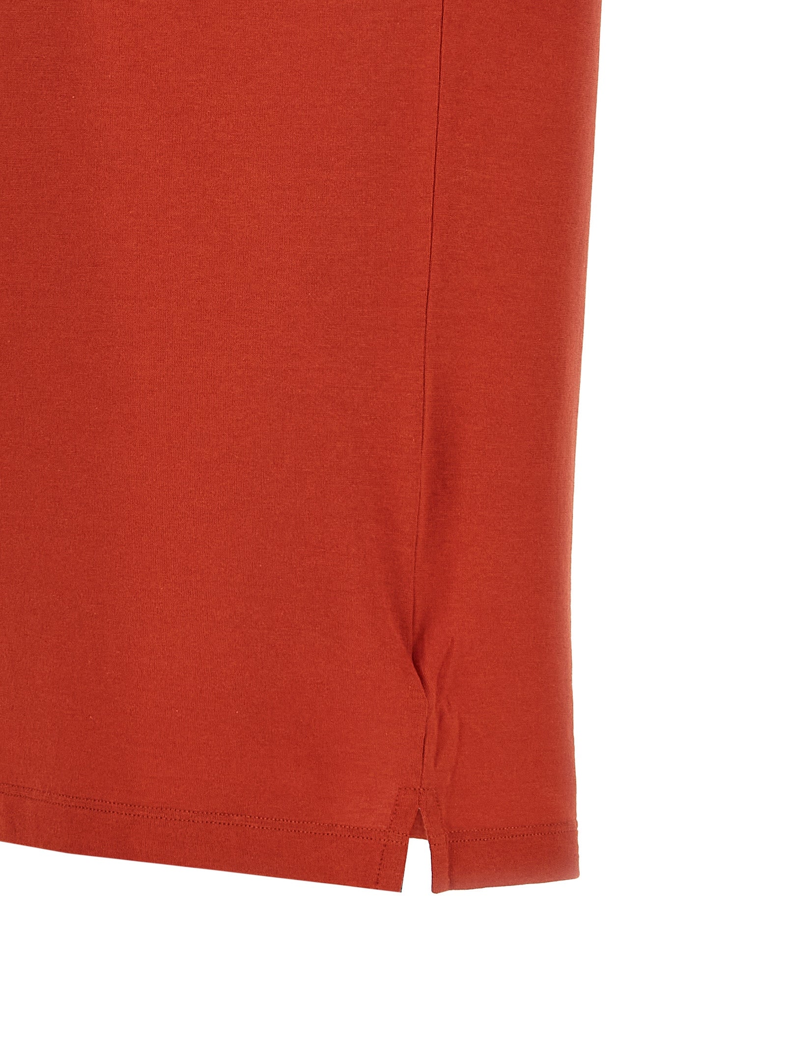 ZANONE Orange Cotton Polo Men's Shirt