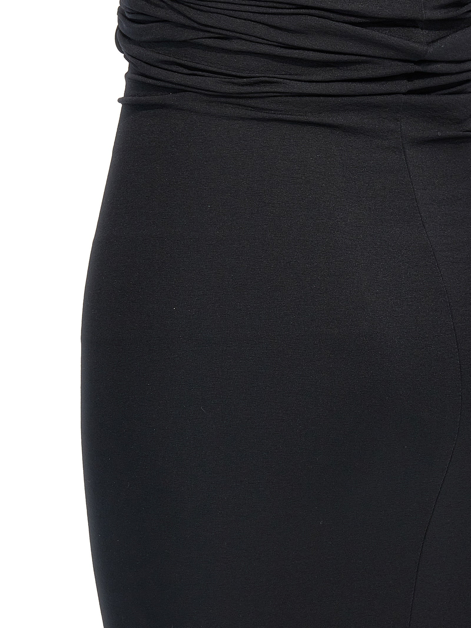 Rick Owens Black Nylon Short Women's Dress
