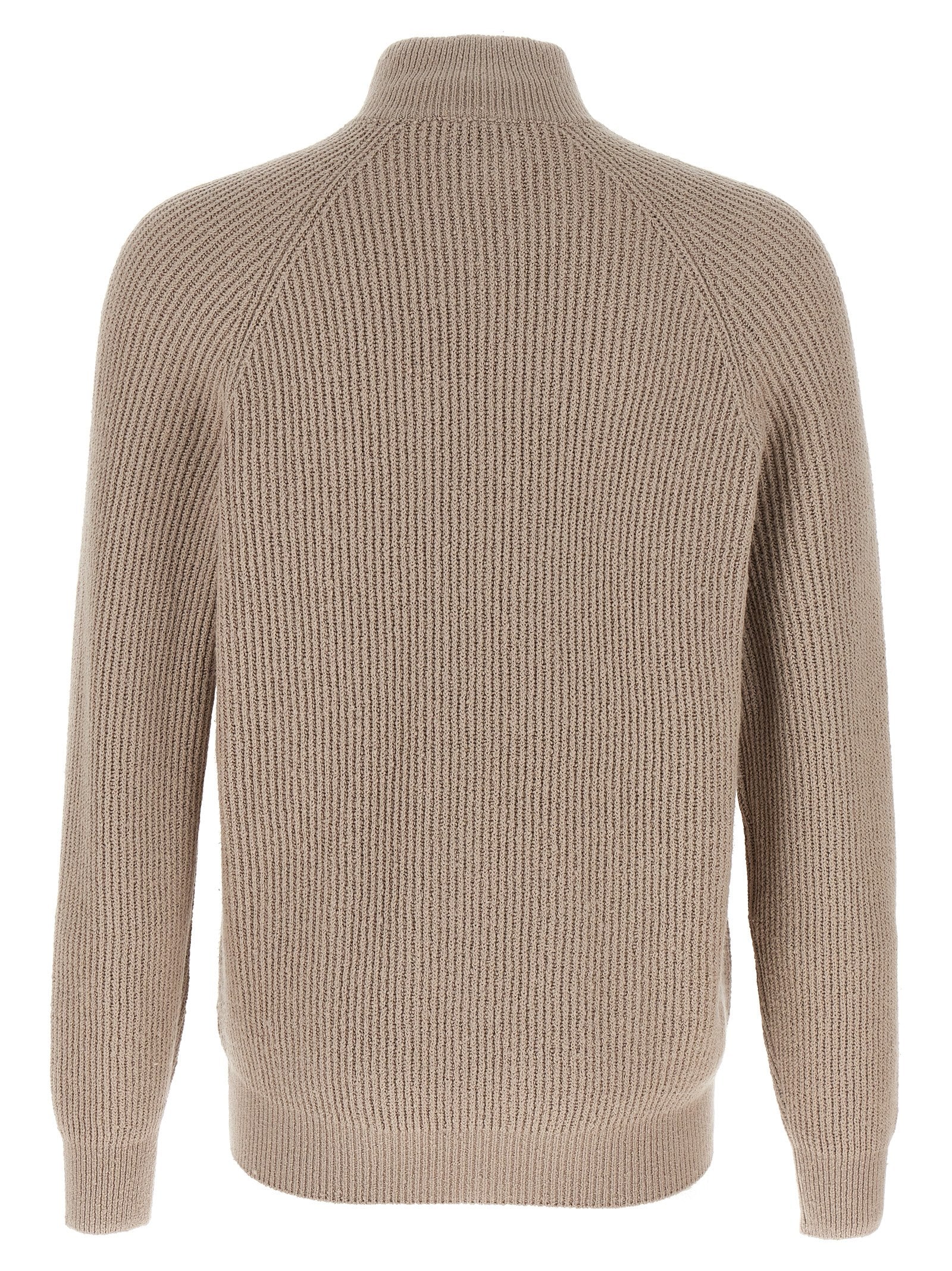 Brunello Cucinelli Beige Cotton Men's Cardigan