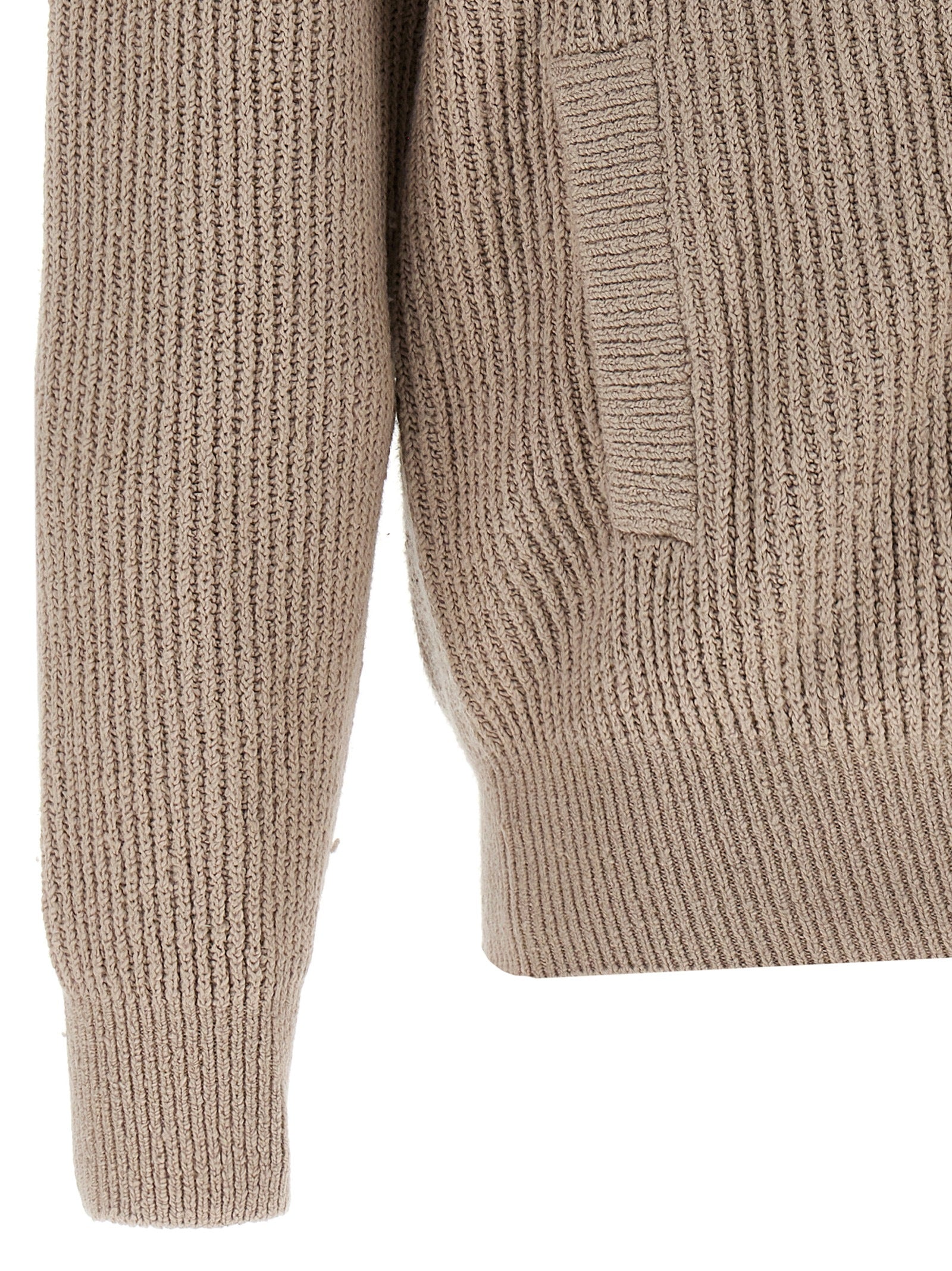 Brunello Cucinelli Beige Cotton Men's Cardigan