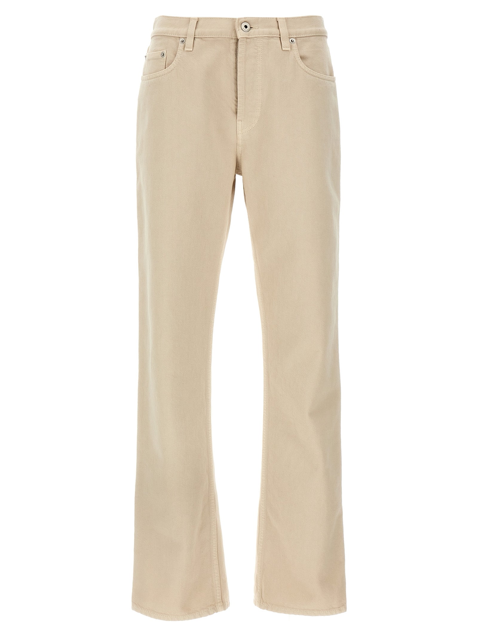 Burberry Beige Cotton Casual Women's Pants