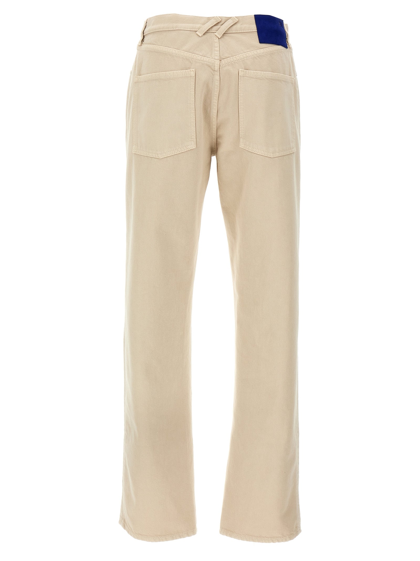 Burberry Beige Cotton Casual Women's Pants