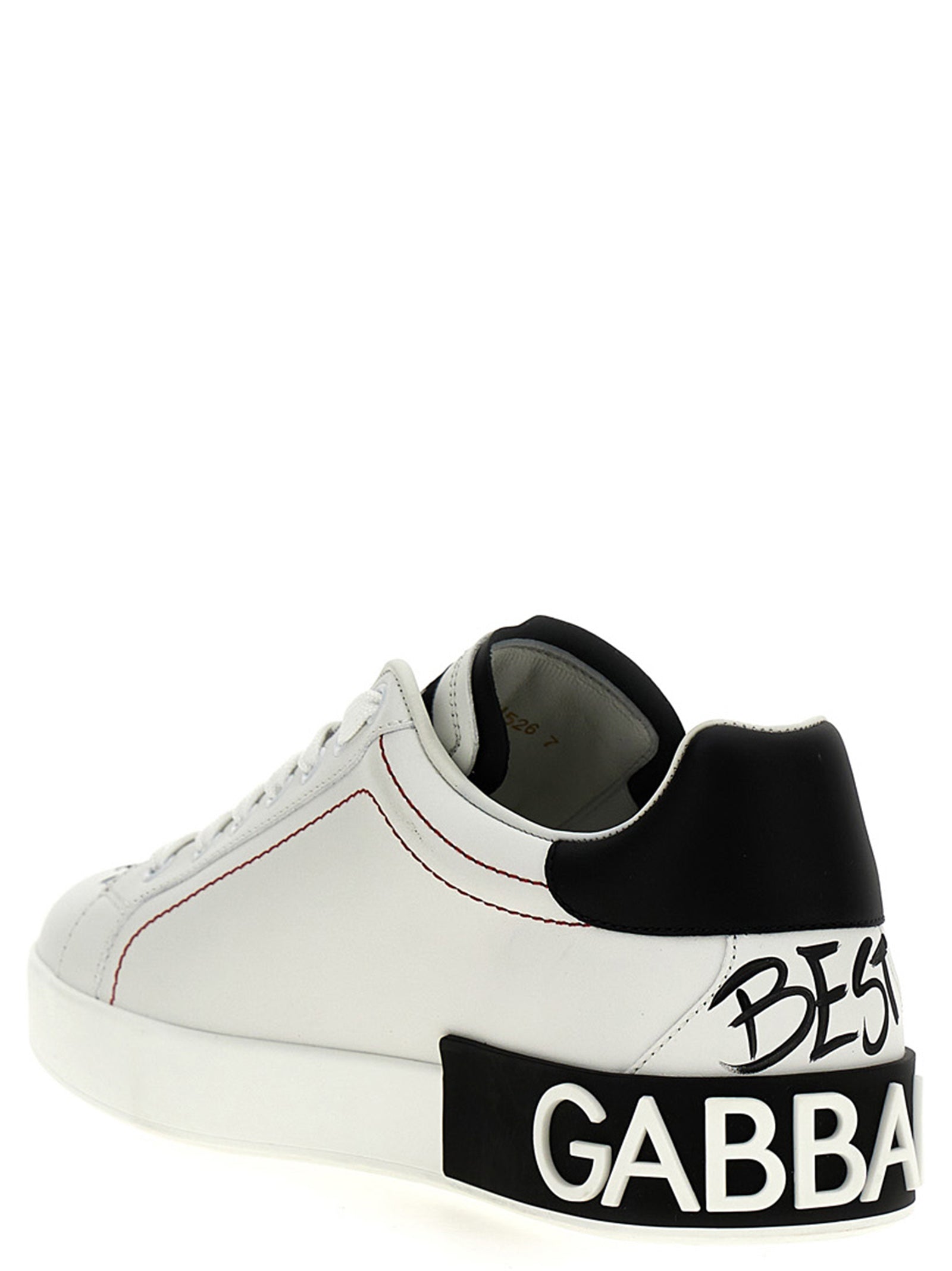 Dolce & Gabbana Bicolor Calfskin Men's Sneakers