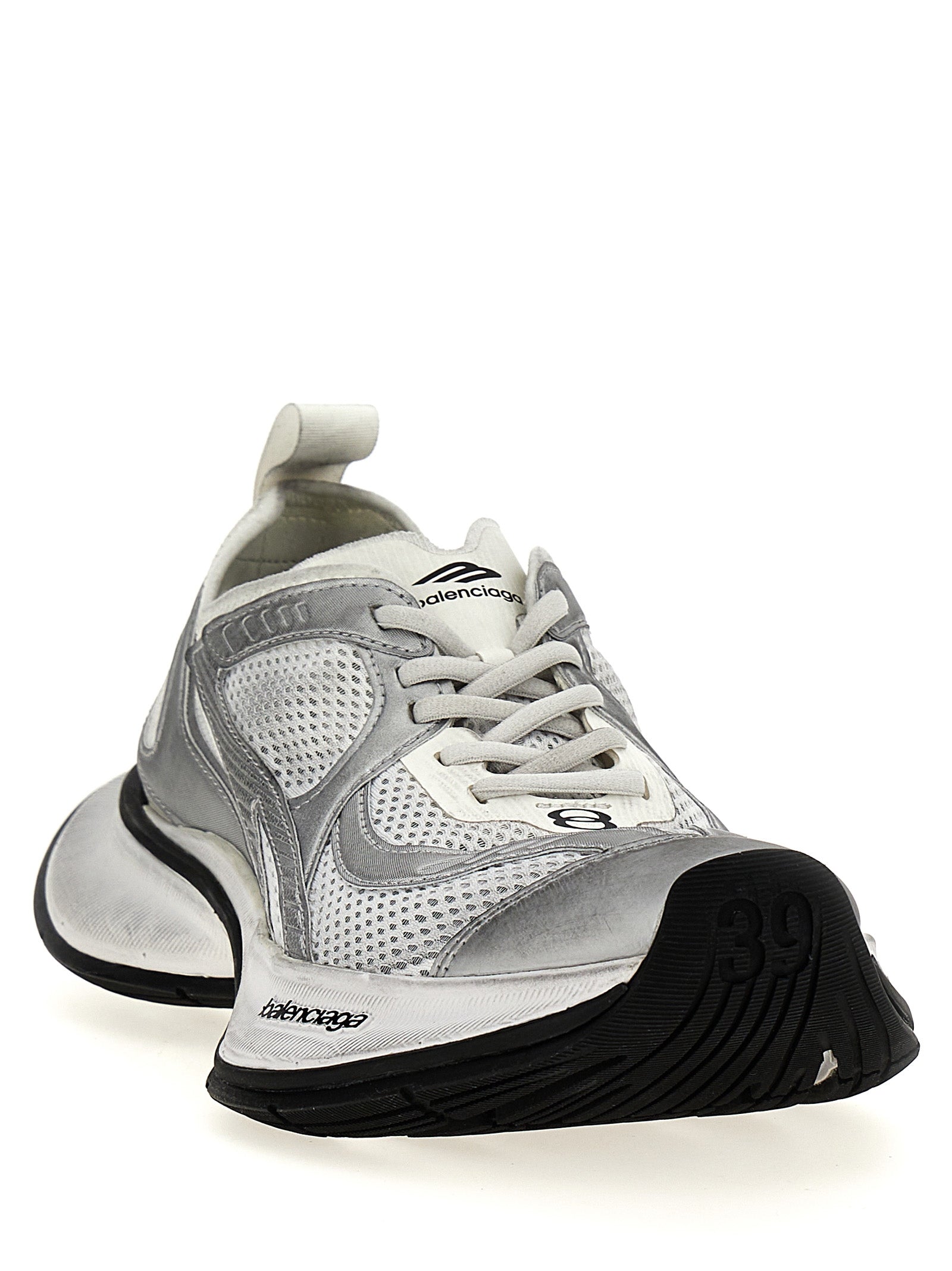 Balenciaga Gray Polyester Athletic Women's Sneakers