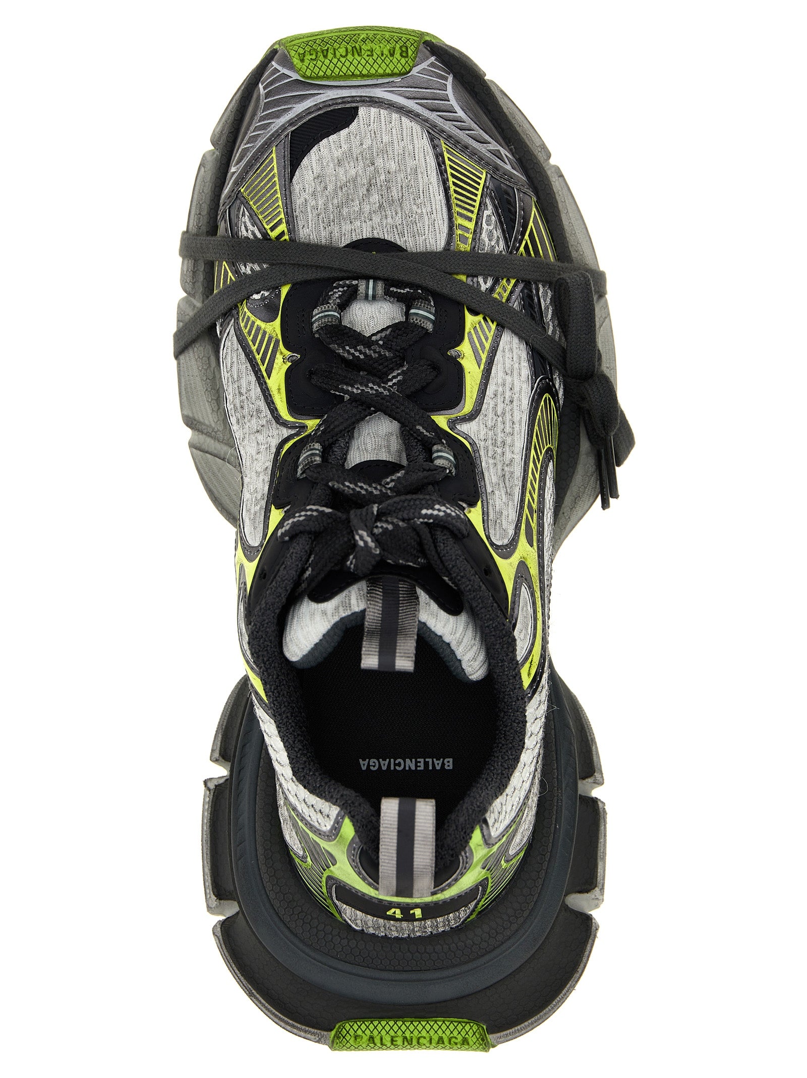 Balenciaga Gray Polyethylene Athletic Men's Sneakers