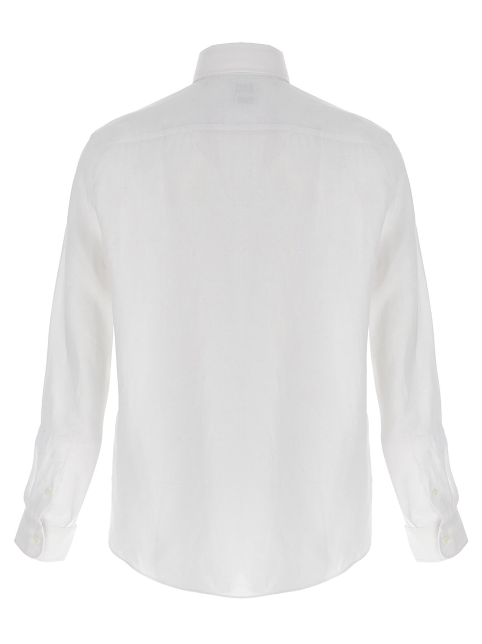 Brunello Cucinelli White Linen Men's Blouse