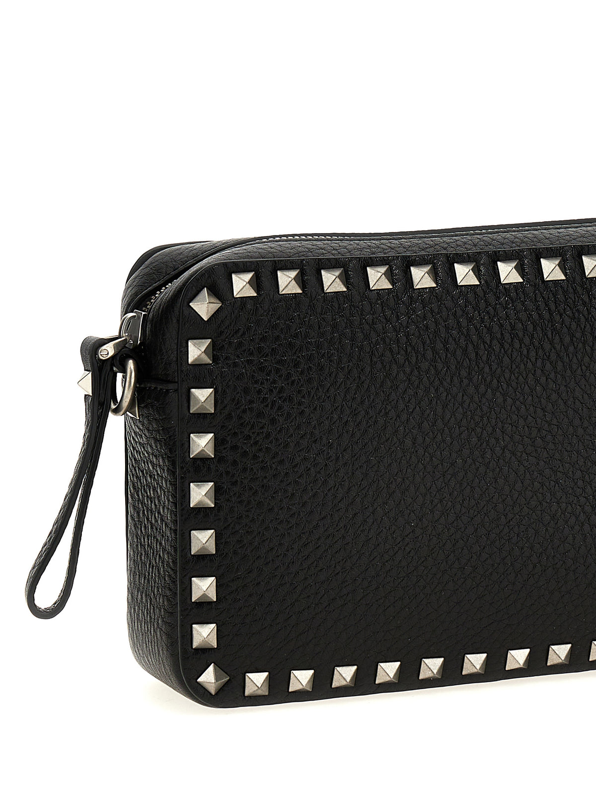 Valentino Garavani Black Calfskin Crossbody Men's Bag