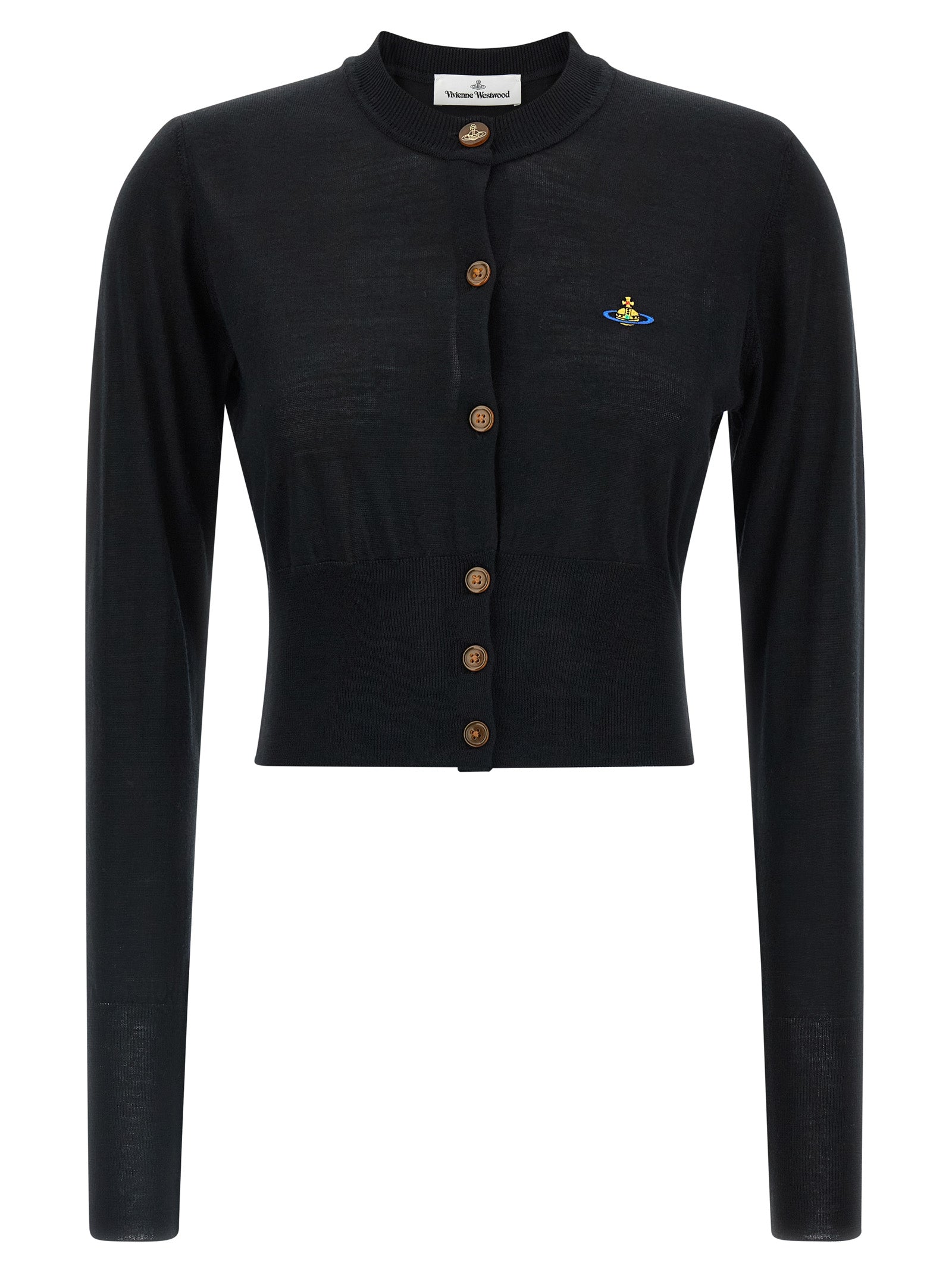 Vivienne Westwood Black Wool Women's Cardigan