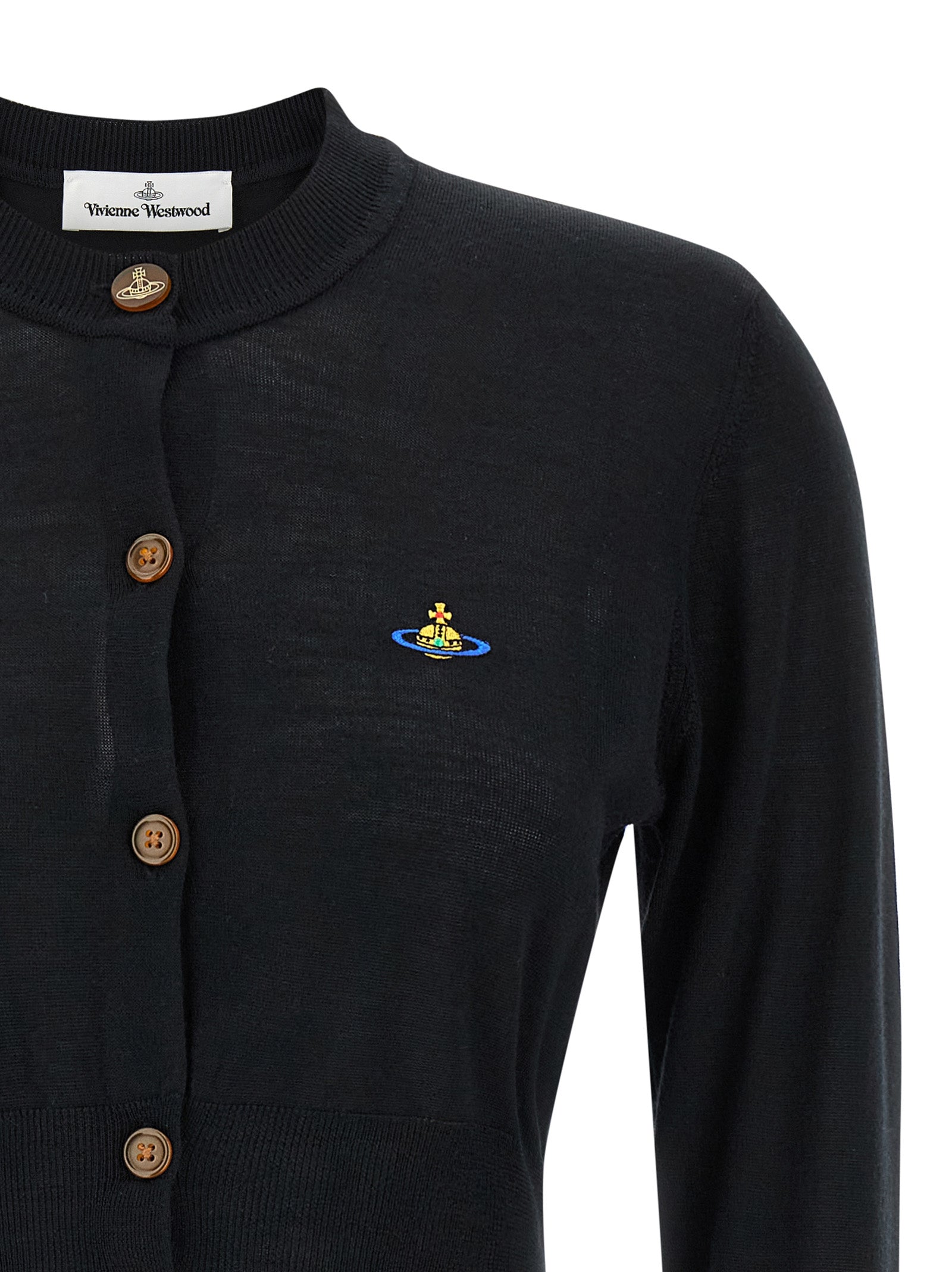 Vivienne Westwood Black Wool Women's Cardigan