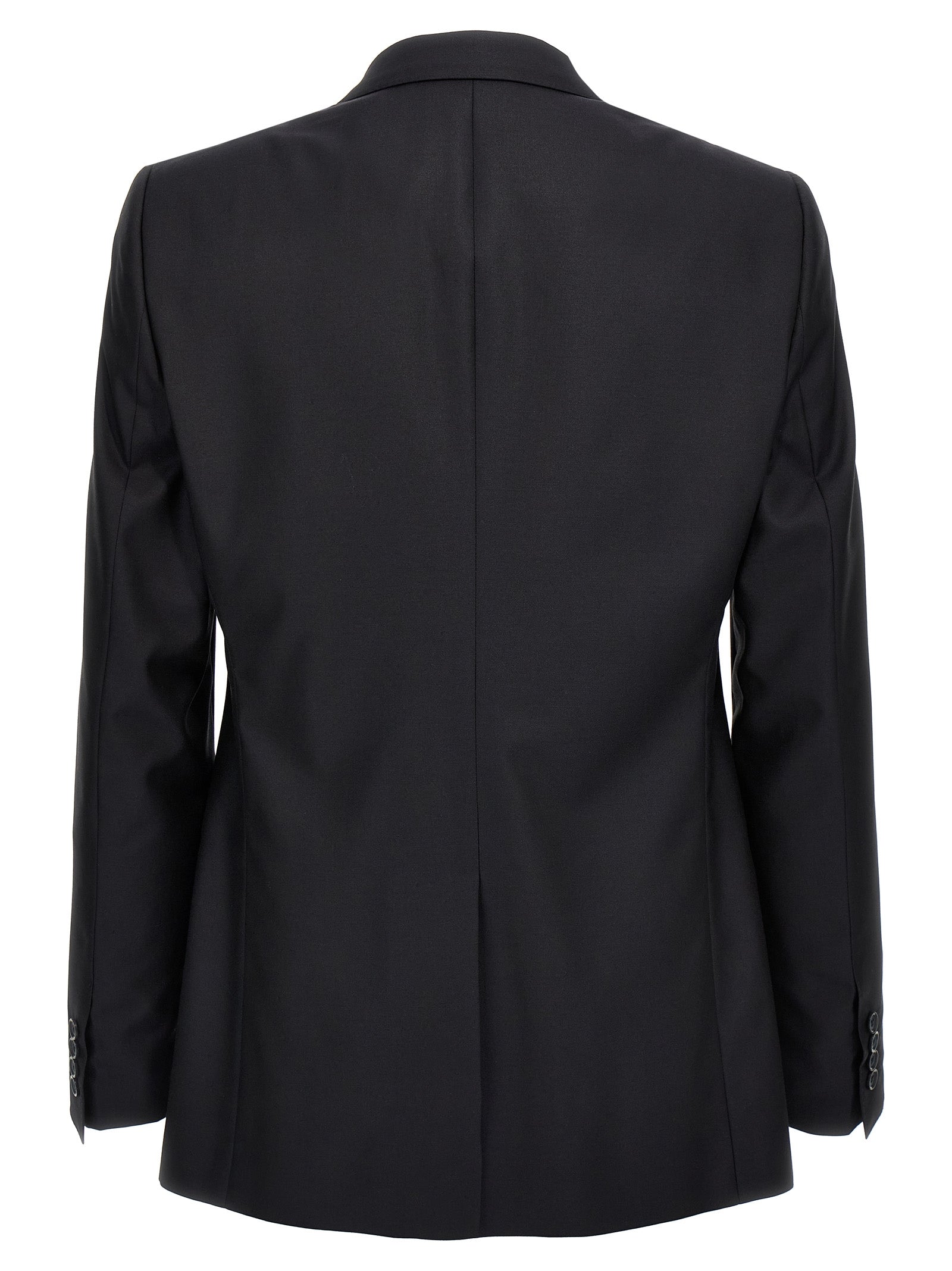 Dolce & Gabbana Blue Virgin Wool Two-Piece Men's Suit