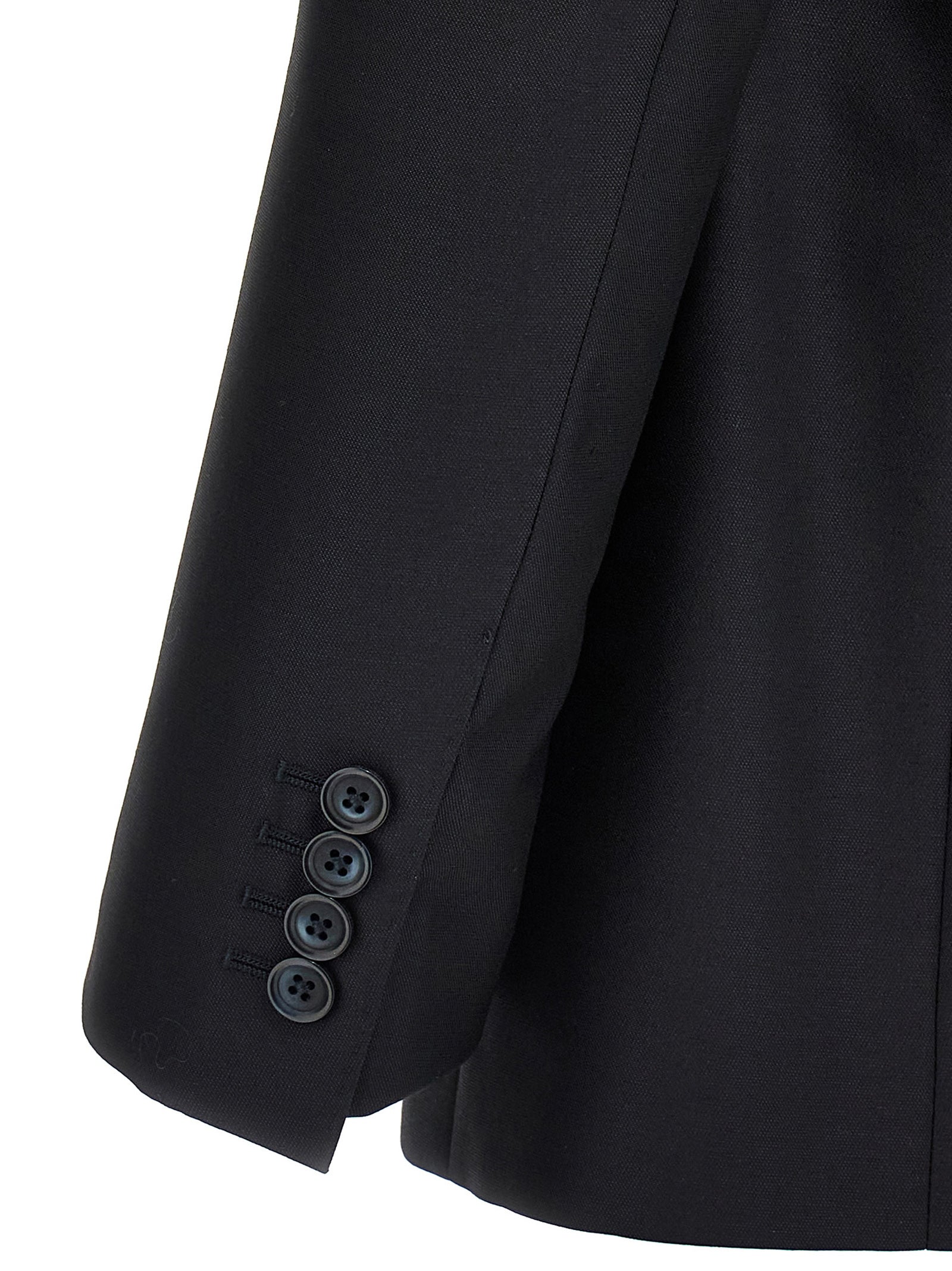 Dolce & Gabbana Blue Virgin Wool Two-Piece Men's Suit