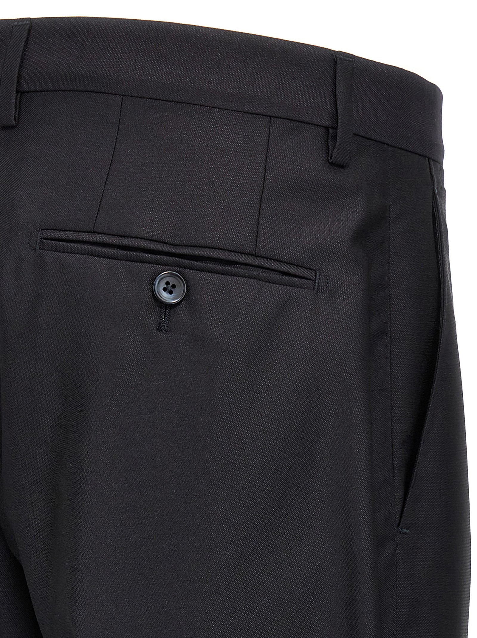Dolce & Gabbana Blue Virgin Wool Two-Piece Men's Suit