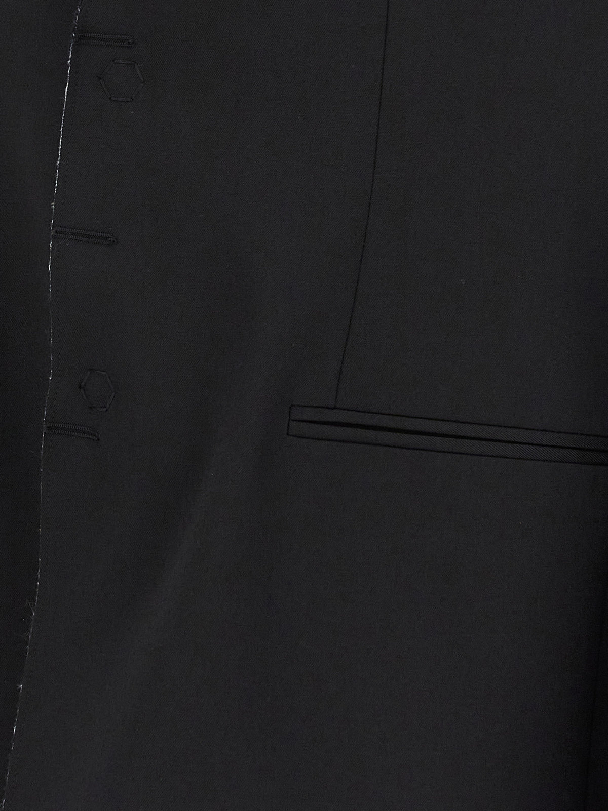 MM6 Maison Margiela Black Polyester Men's Blazer