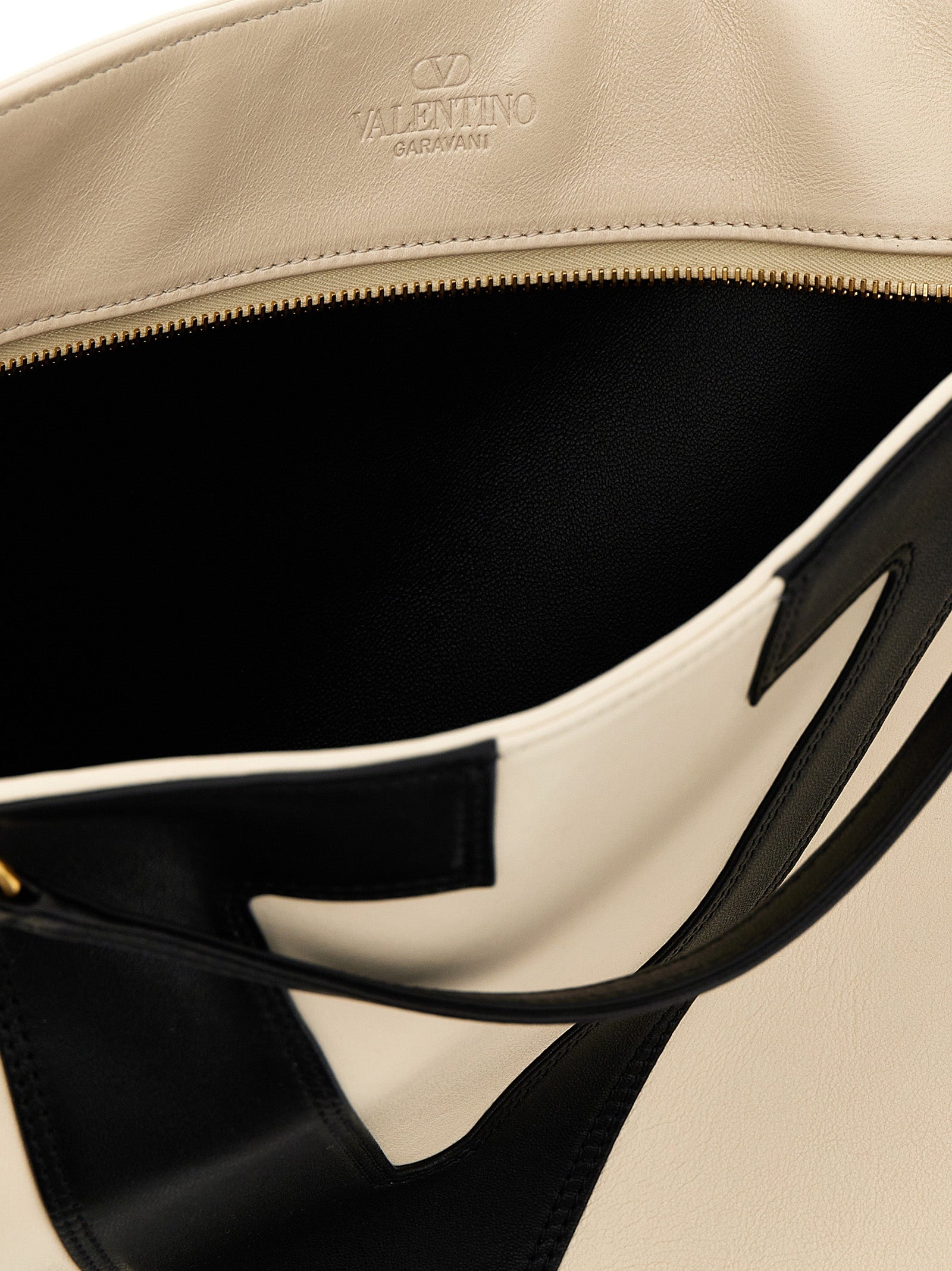 Valentino Garavani Bicolor Lamb Leather Tote Women's Bag