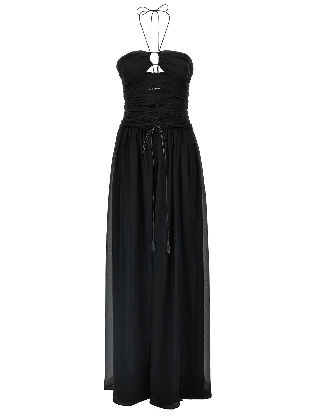 Tom Ford Black Silk Long Women's Dress