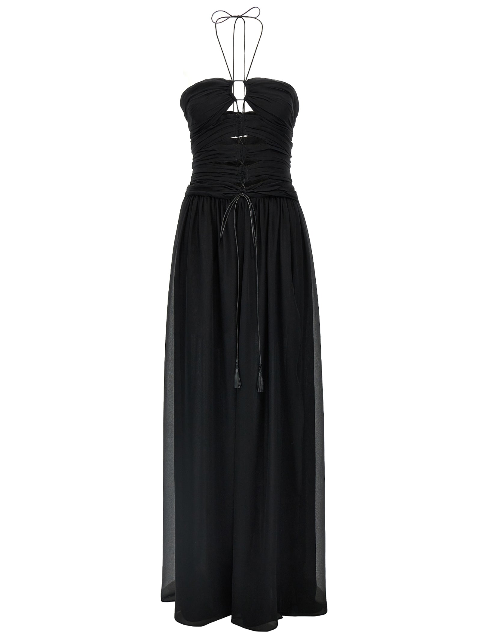 Tom Ford Black Silk Long Women's Dress