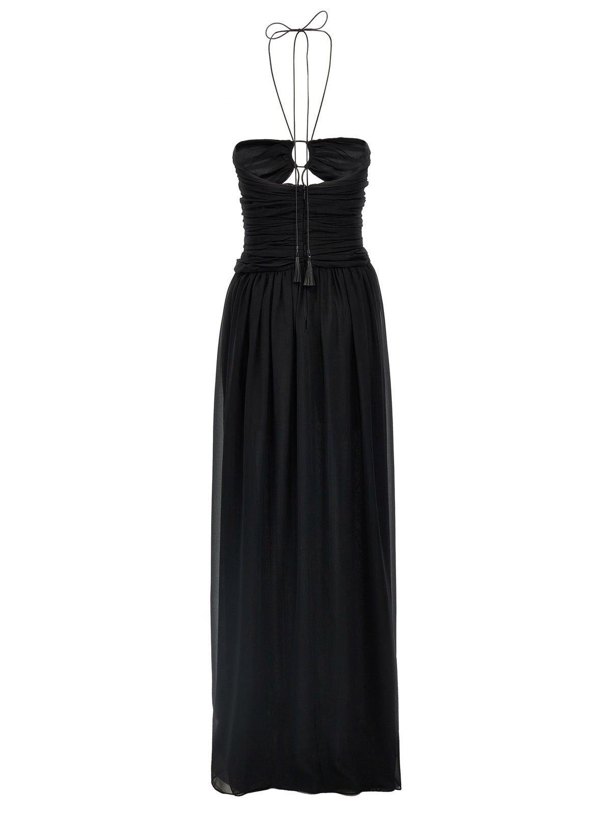 Tom Ford Black Silk Long Women's Dress