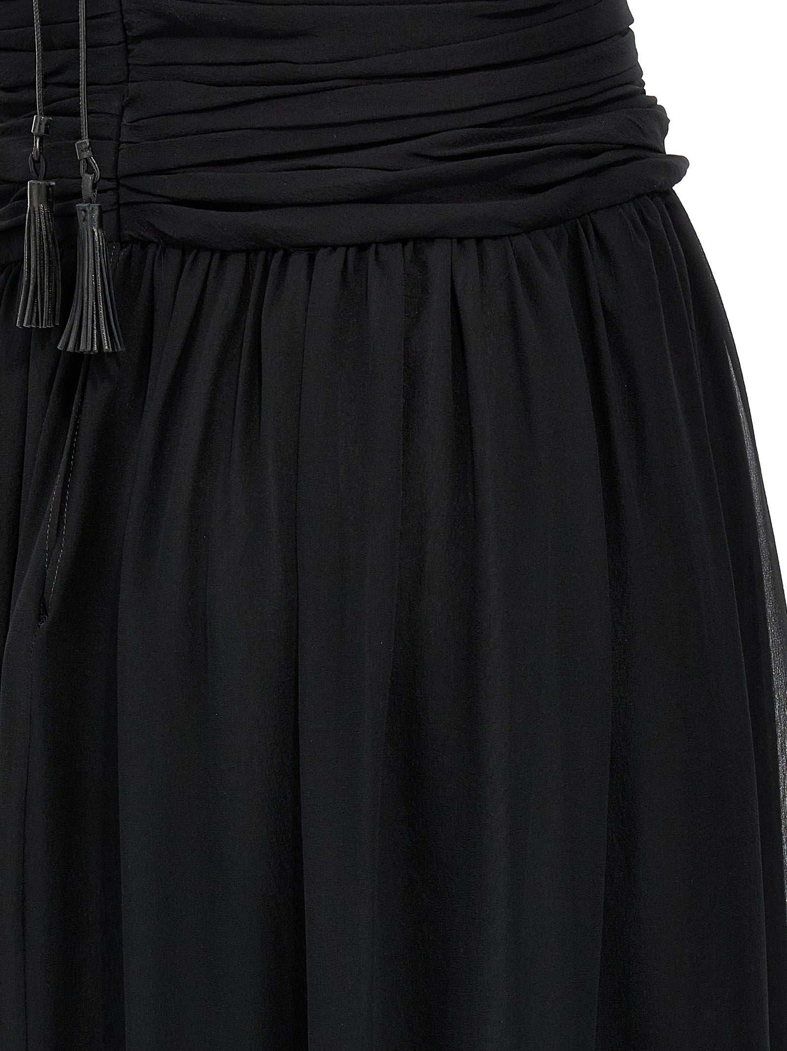 Tom Ford Black Silk Long Women's Dress