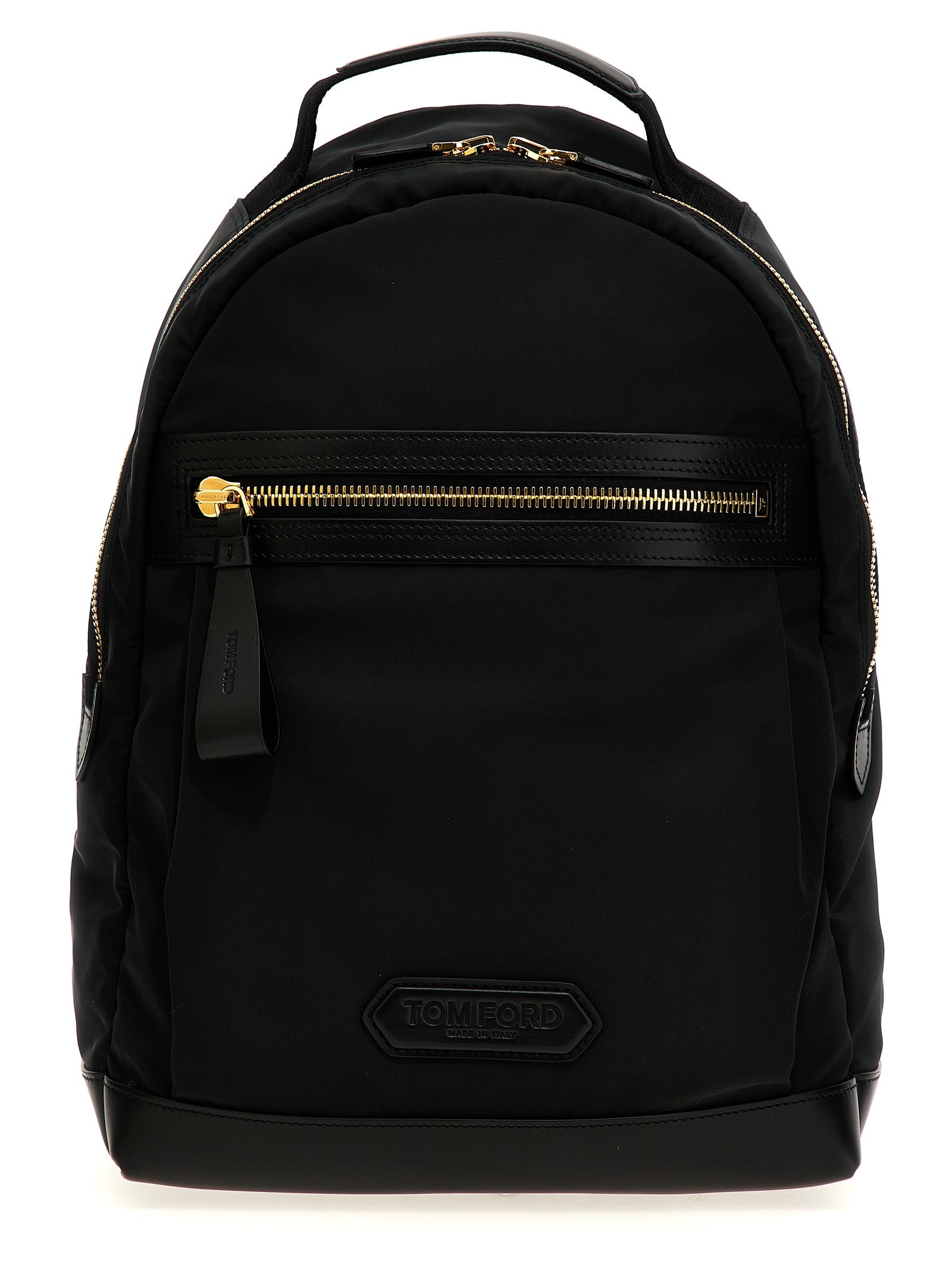 Tom Ford Black Polyester Men's Backpack