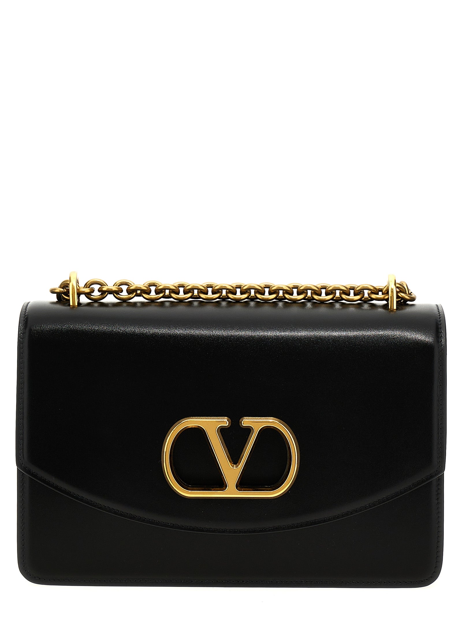 Valentino Garavani Black Calfskin Shoulder Women's Bag