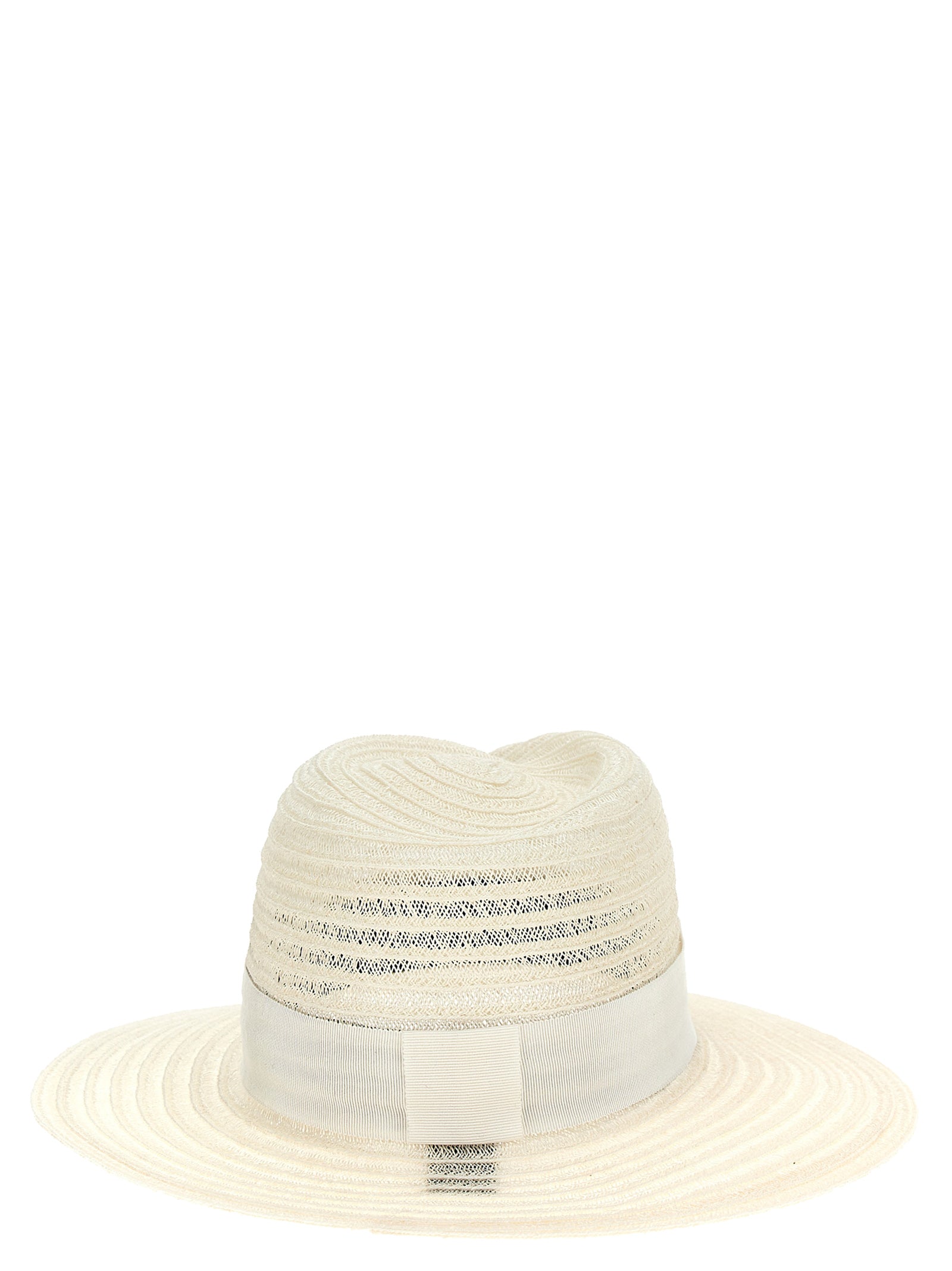 Maison Michel White Hemp Women's Fedora