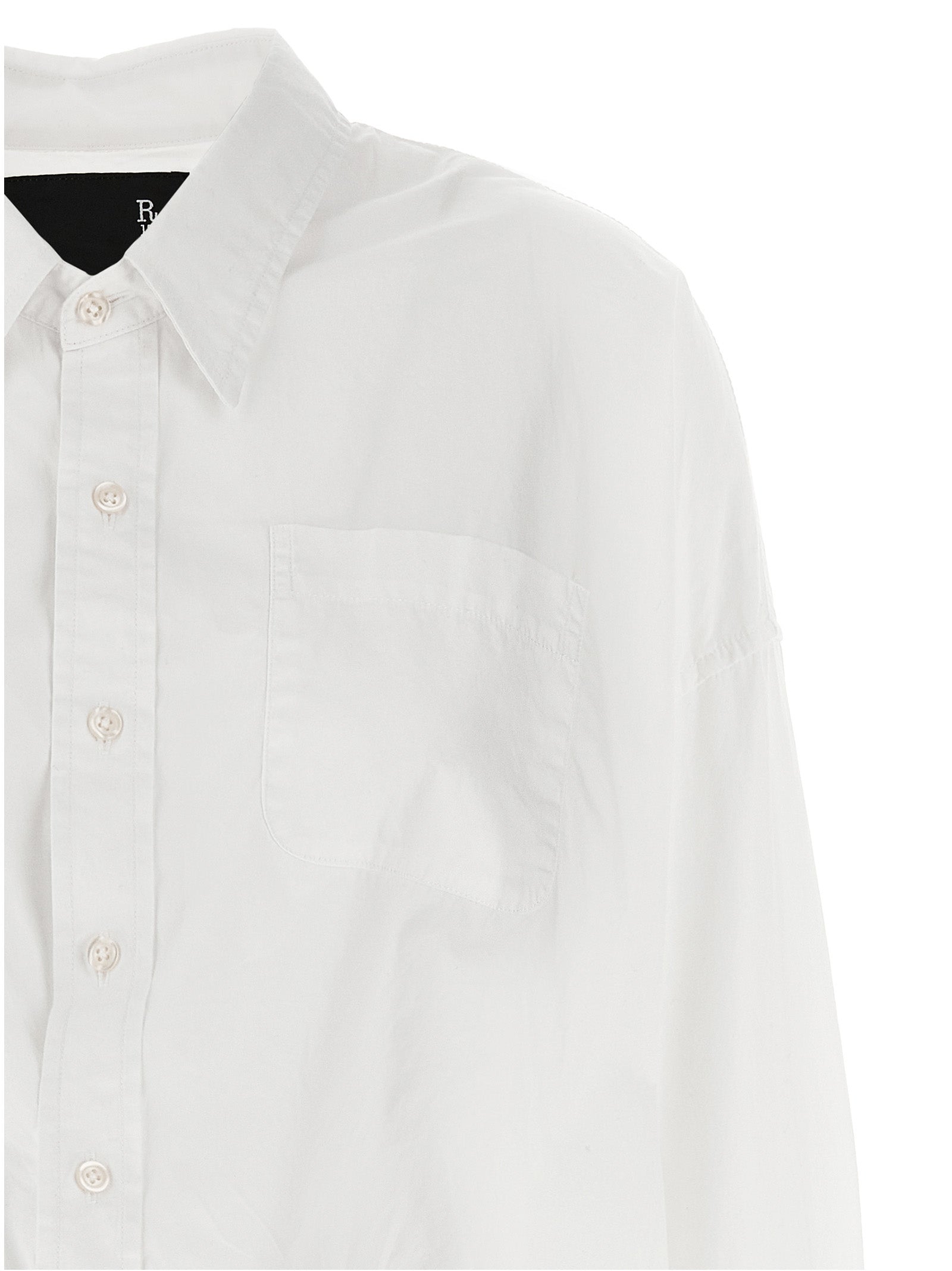 R13 White Cotton Women's Blouse