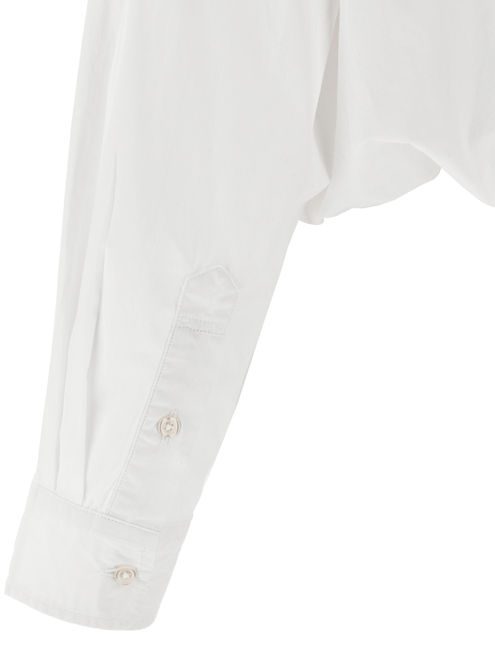 R13 White Cotton Women's Blouse