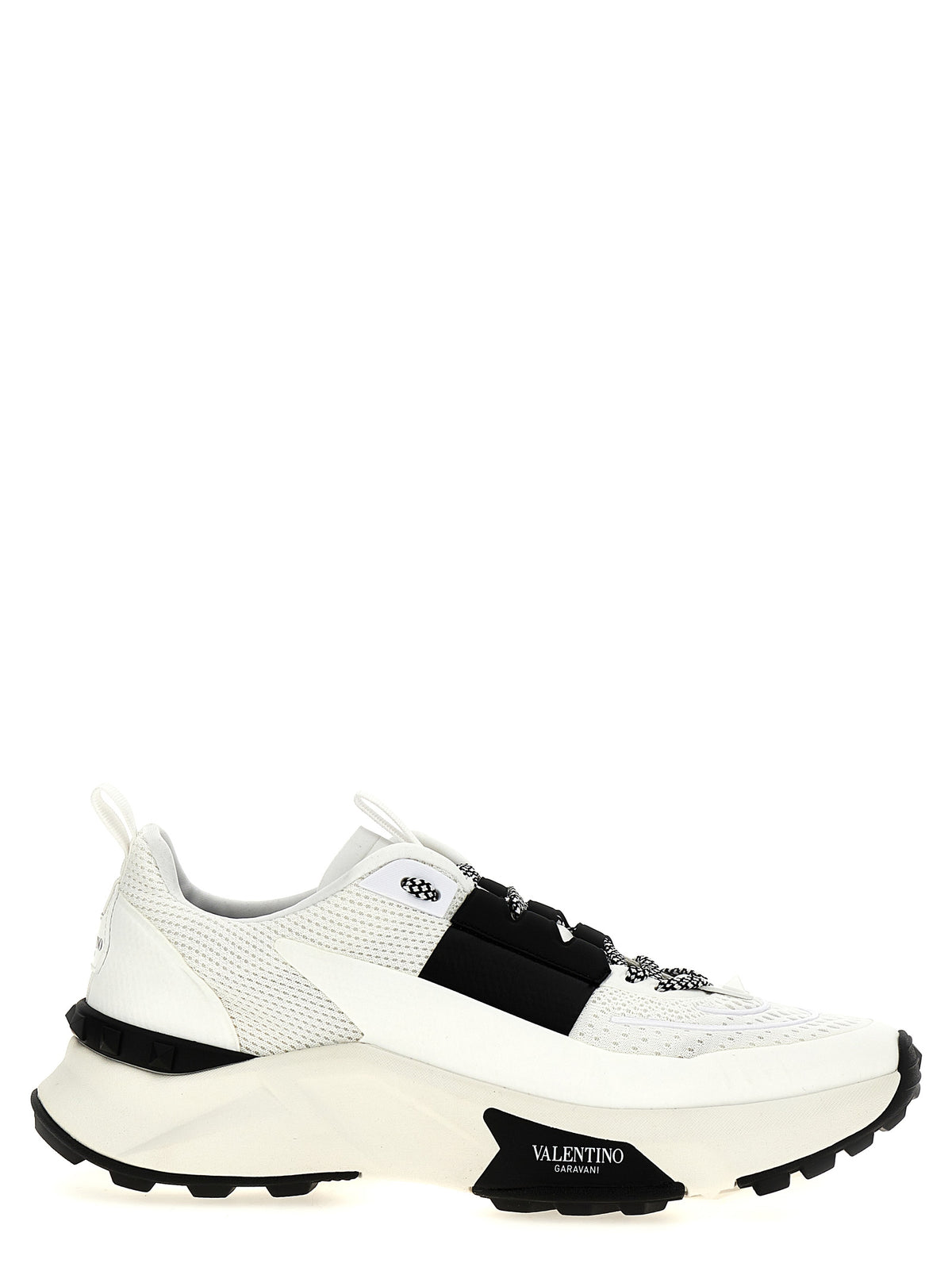 Valentino Garavani Bicolor Calfskin Athletic Men's Sneakers
