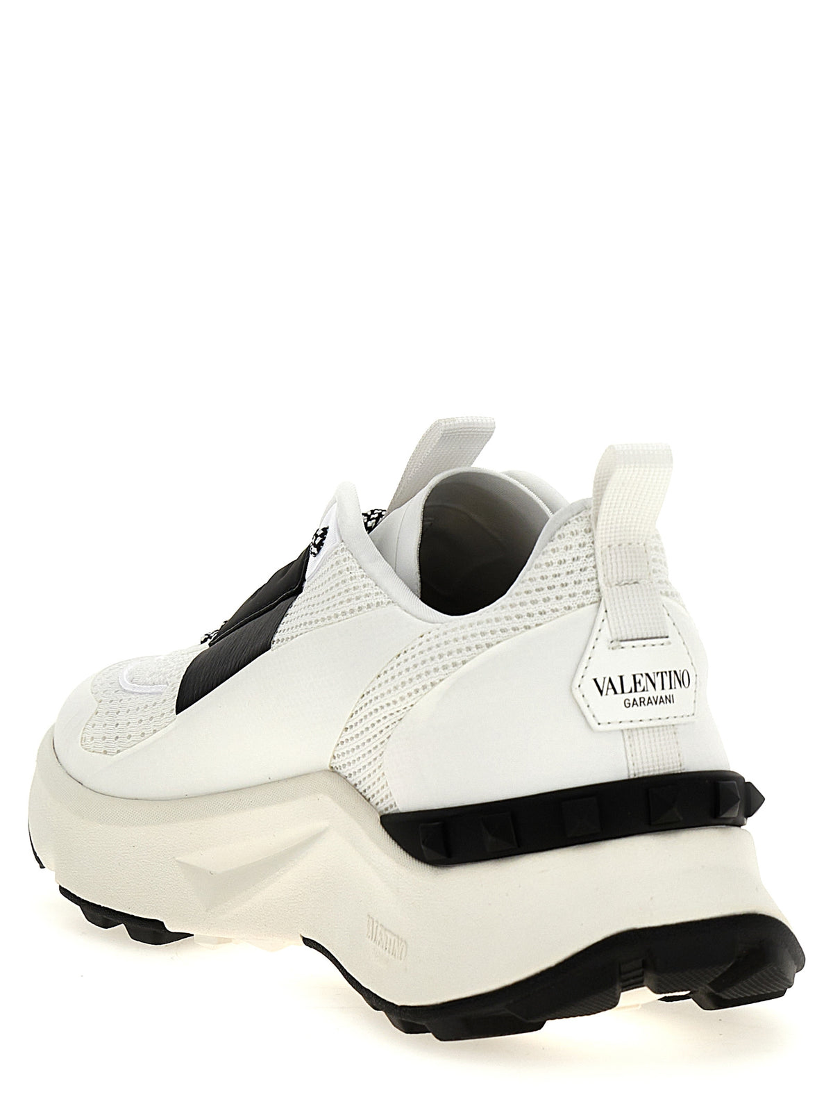 Valentino Garavani Bicolor Calfskin Athletic Men's Sneakers